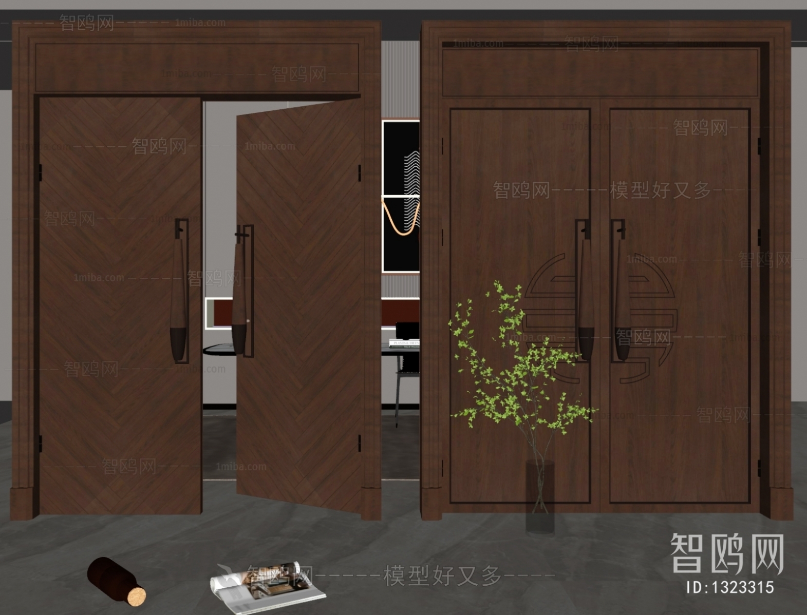 New Chinese Style Door