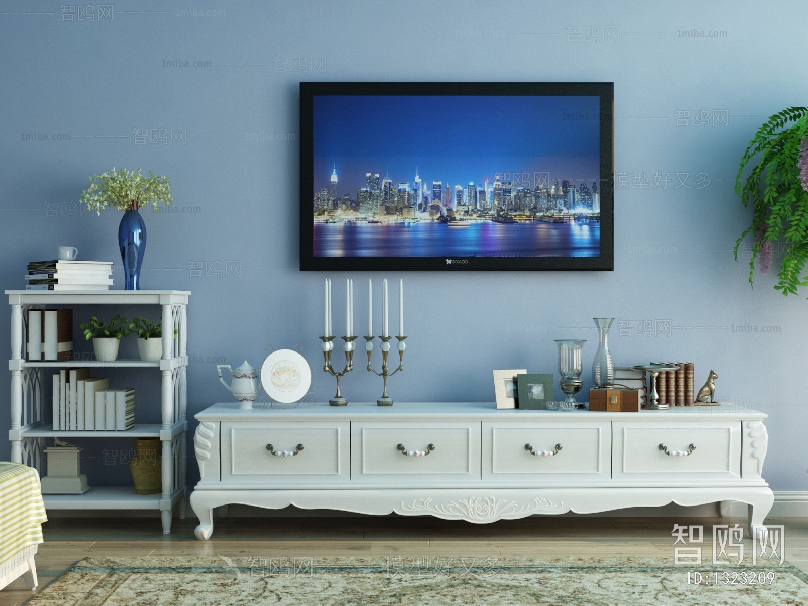 European Style TV Cabinet