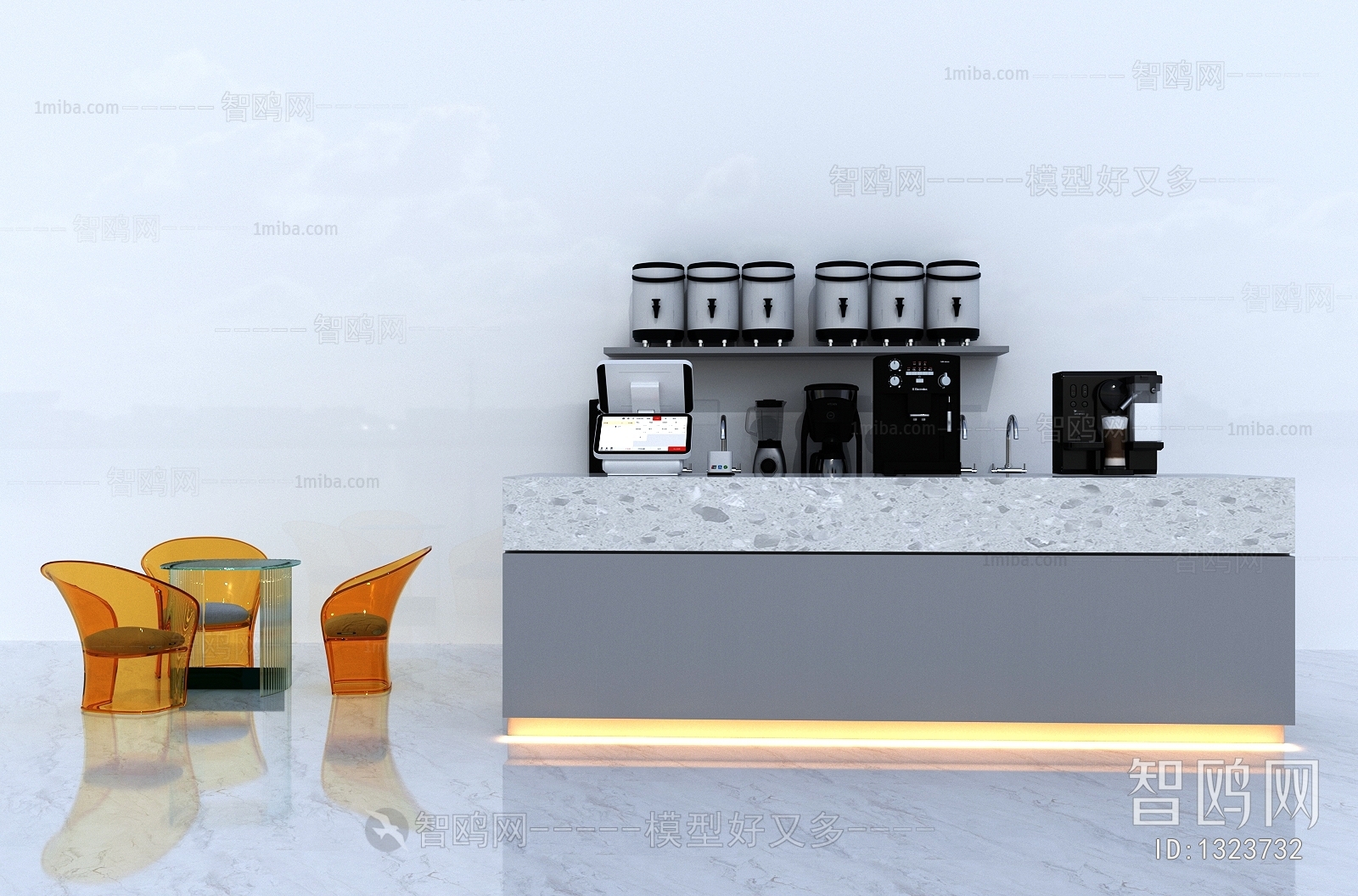 Modern Counter Bar