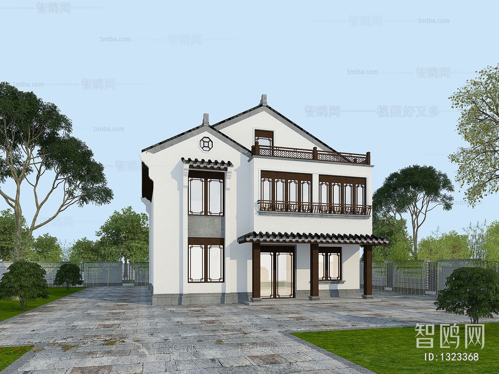 Chinese Style Villa Appearance