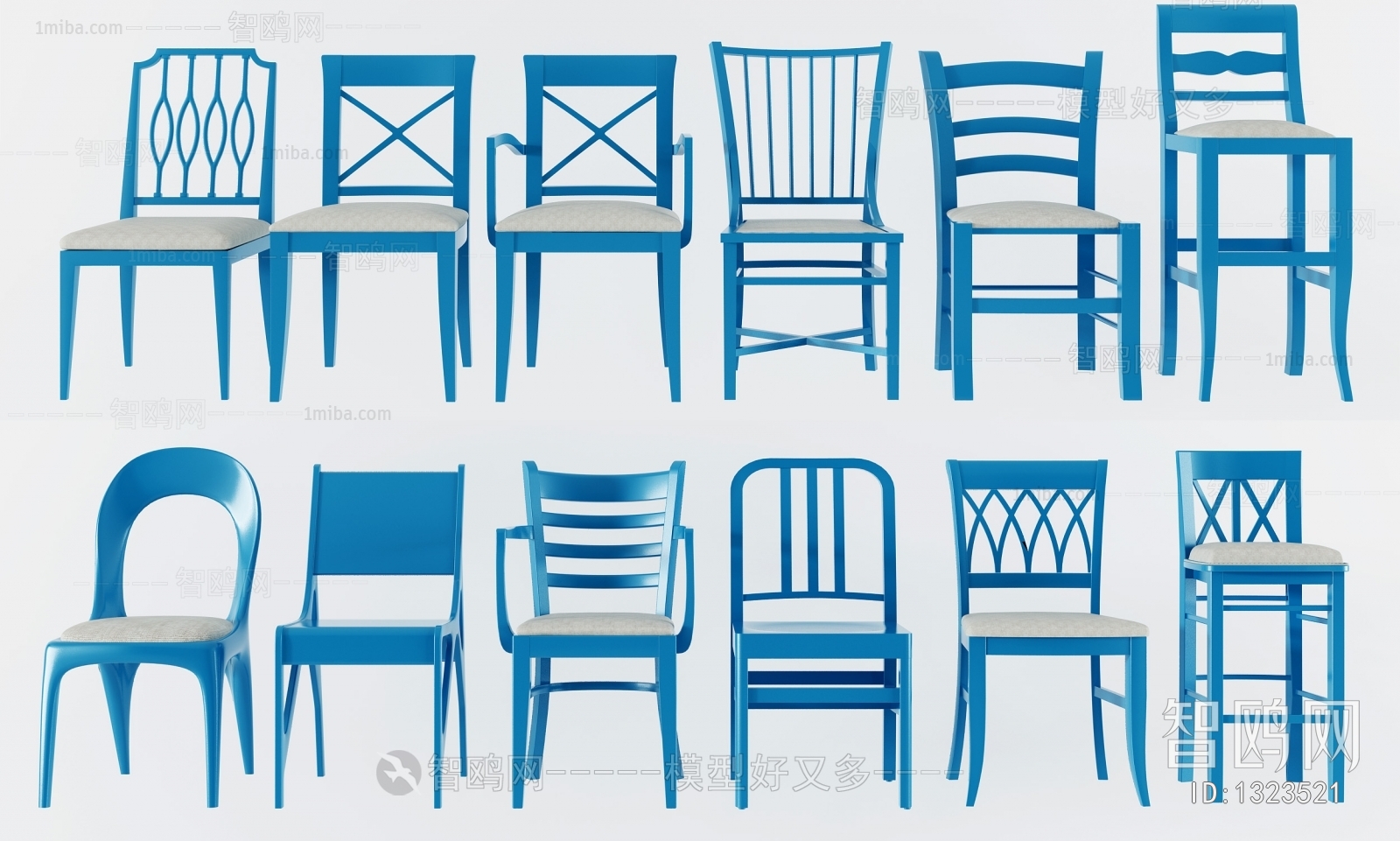 Mediterranean Style Single Chair