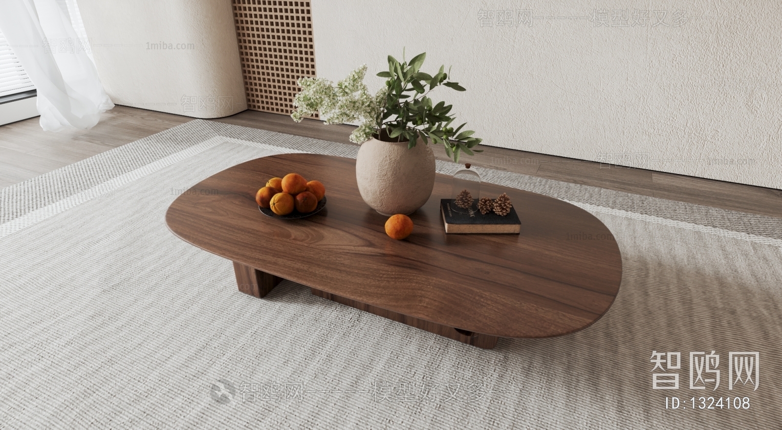 Wabi-sabi Style Coffee Table