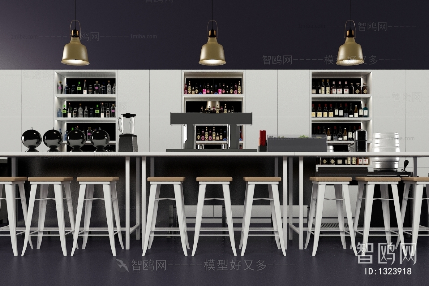 Modern Counter Bar