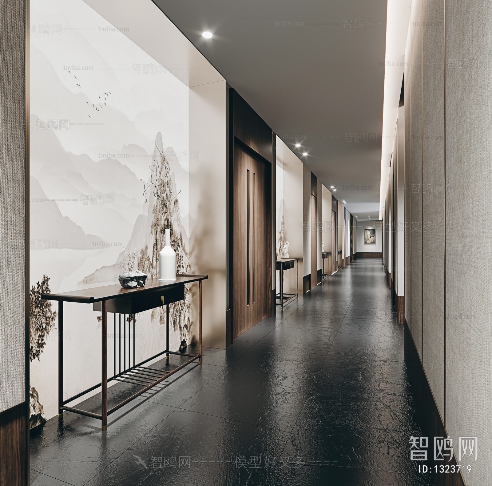 New Chinese Style Corridor