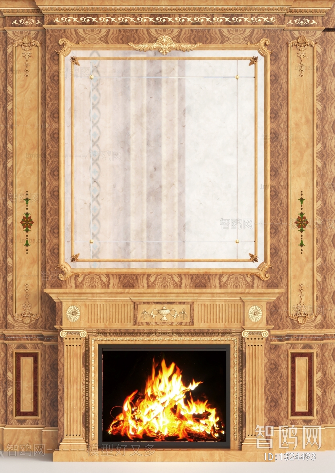 American Style Fireplace