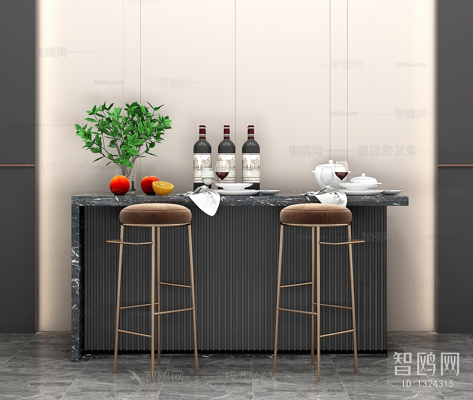 Modern Counter Bar