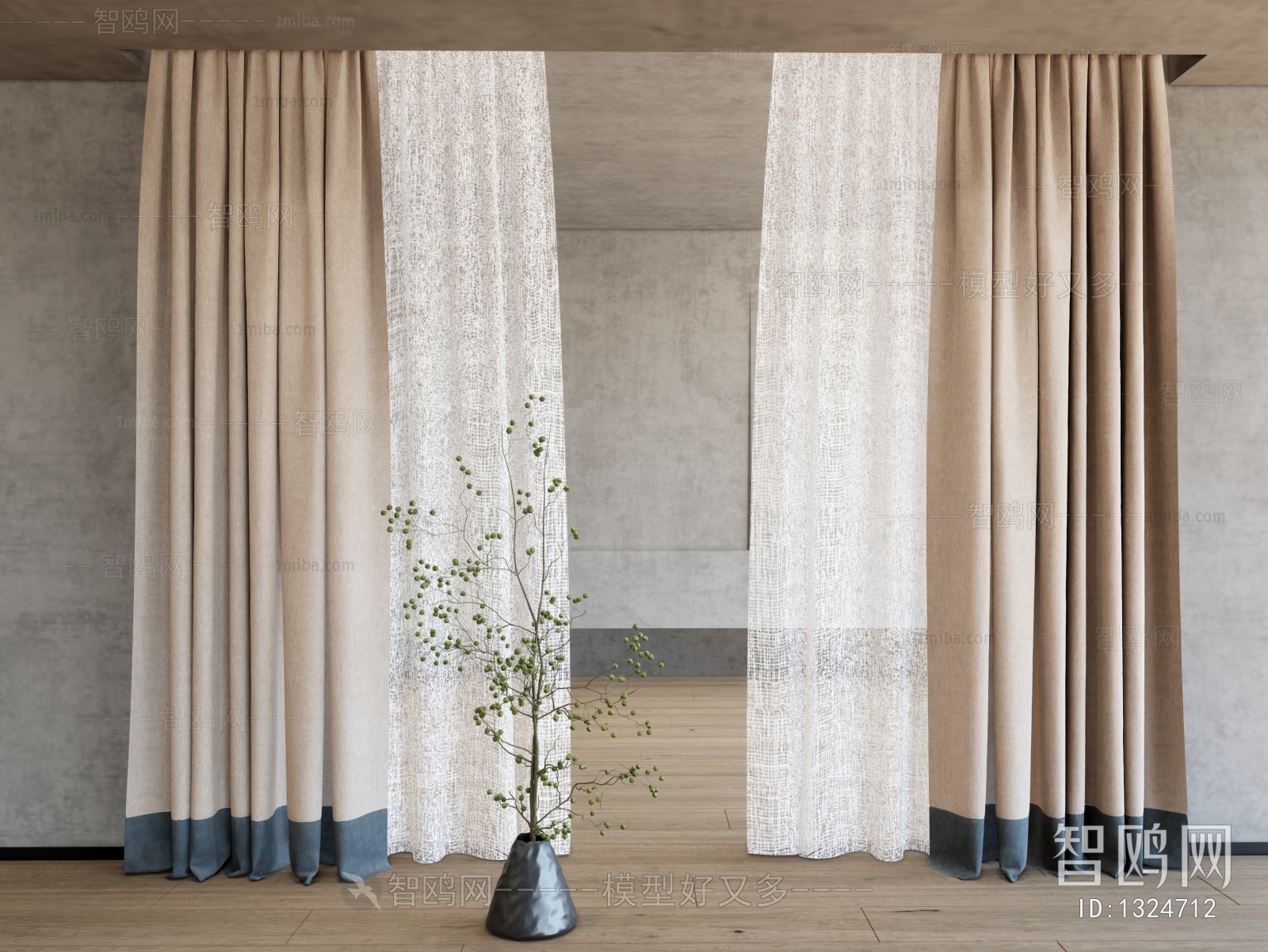 Modern The Curtain