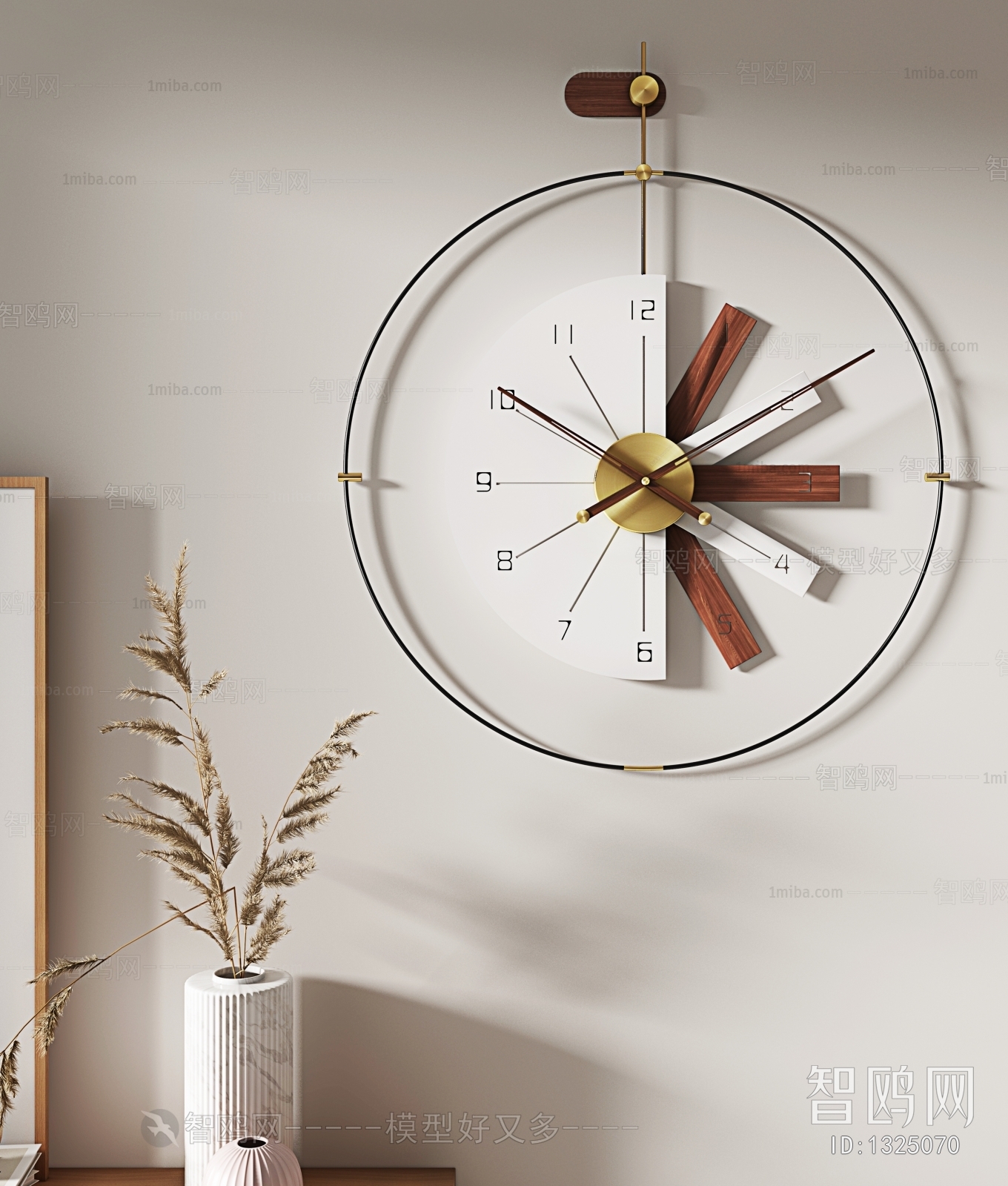 Modern Nordic Style Wall Clock