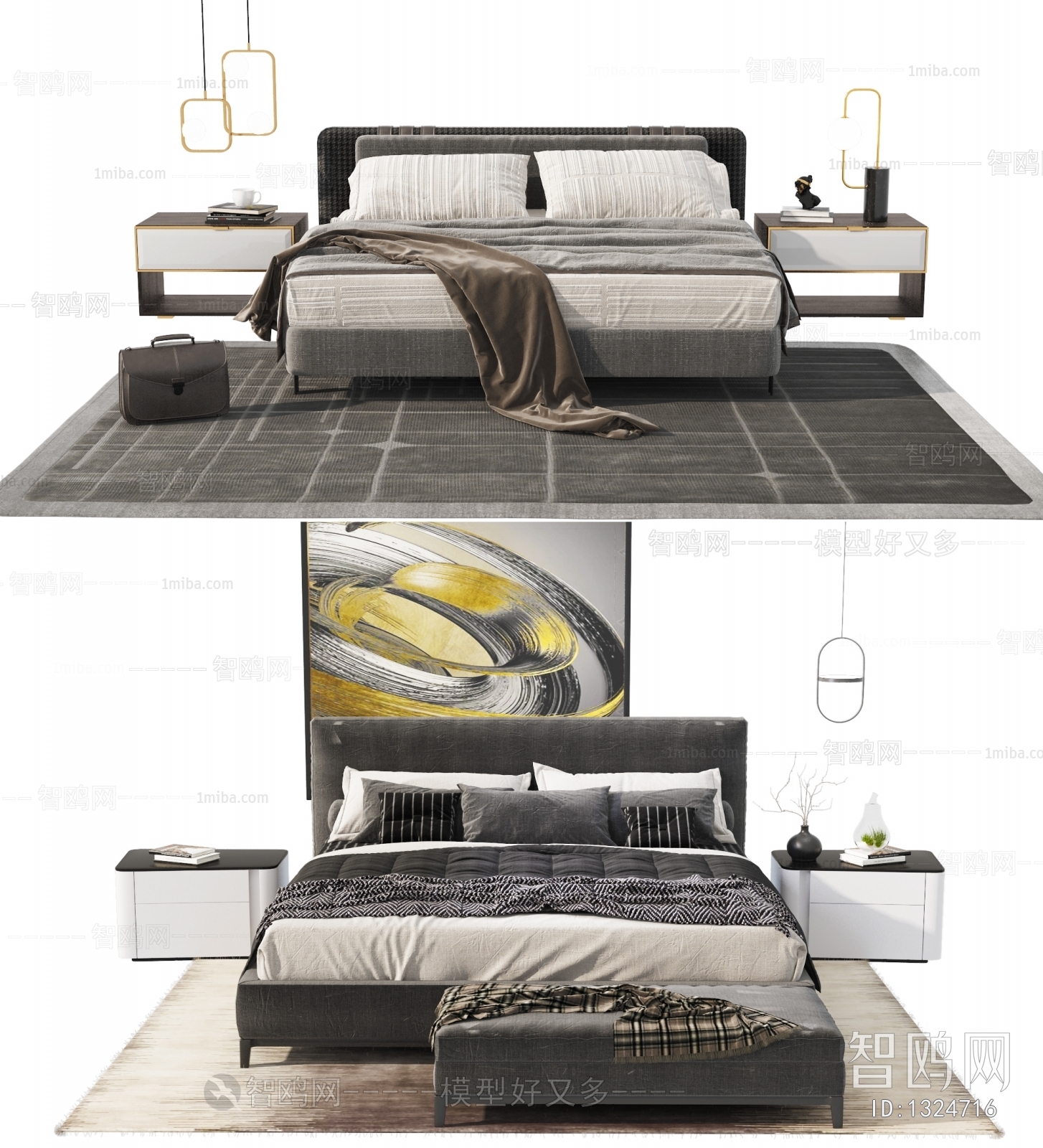 Modern Double Bed