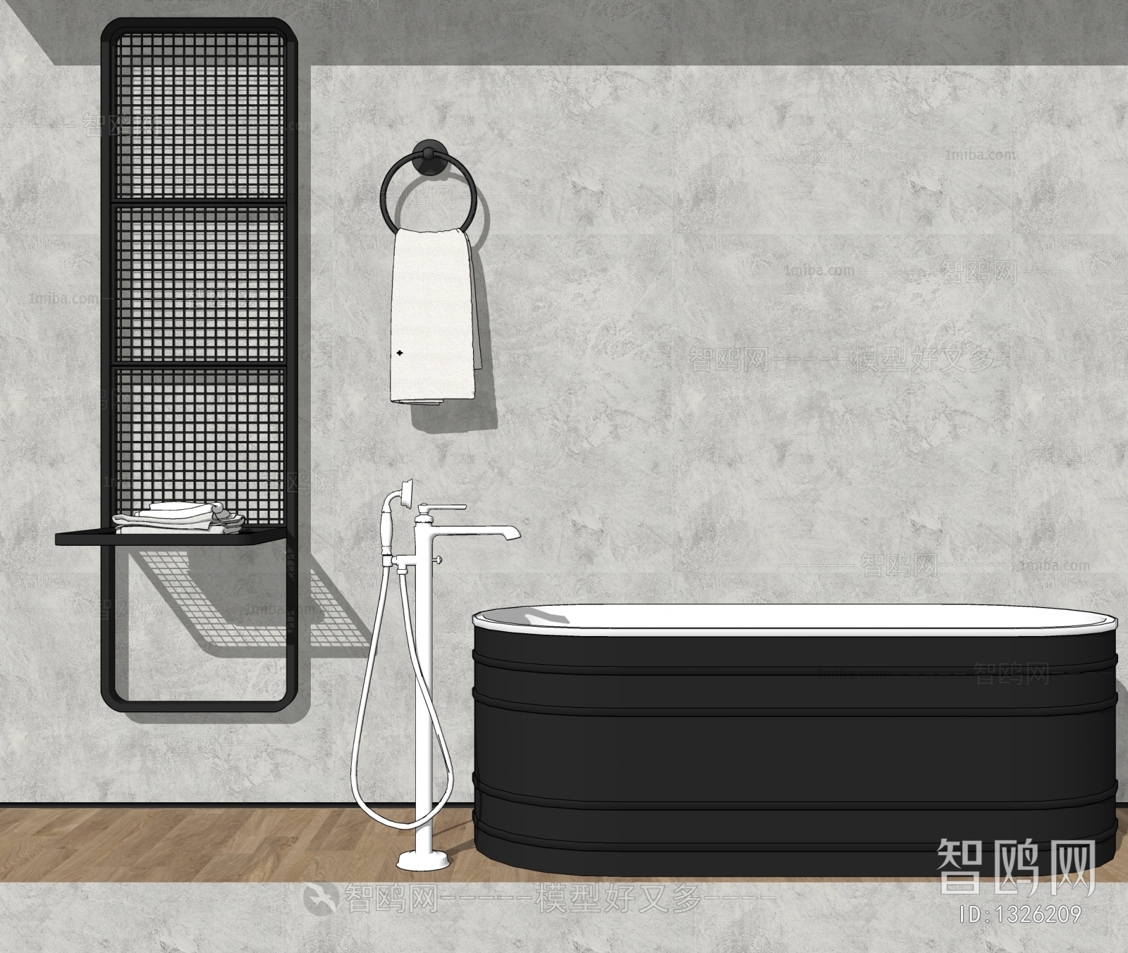 Industrial Style Bathtub