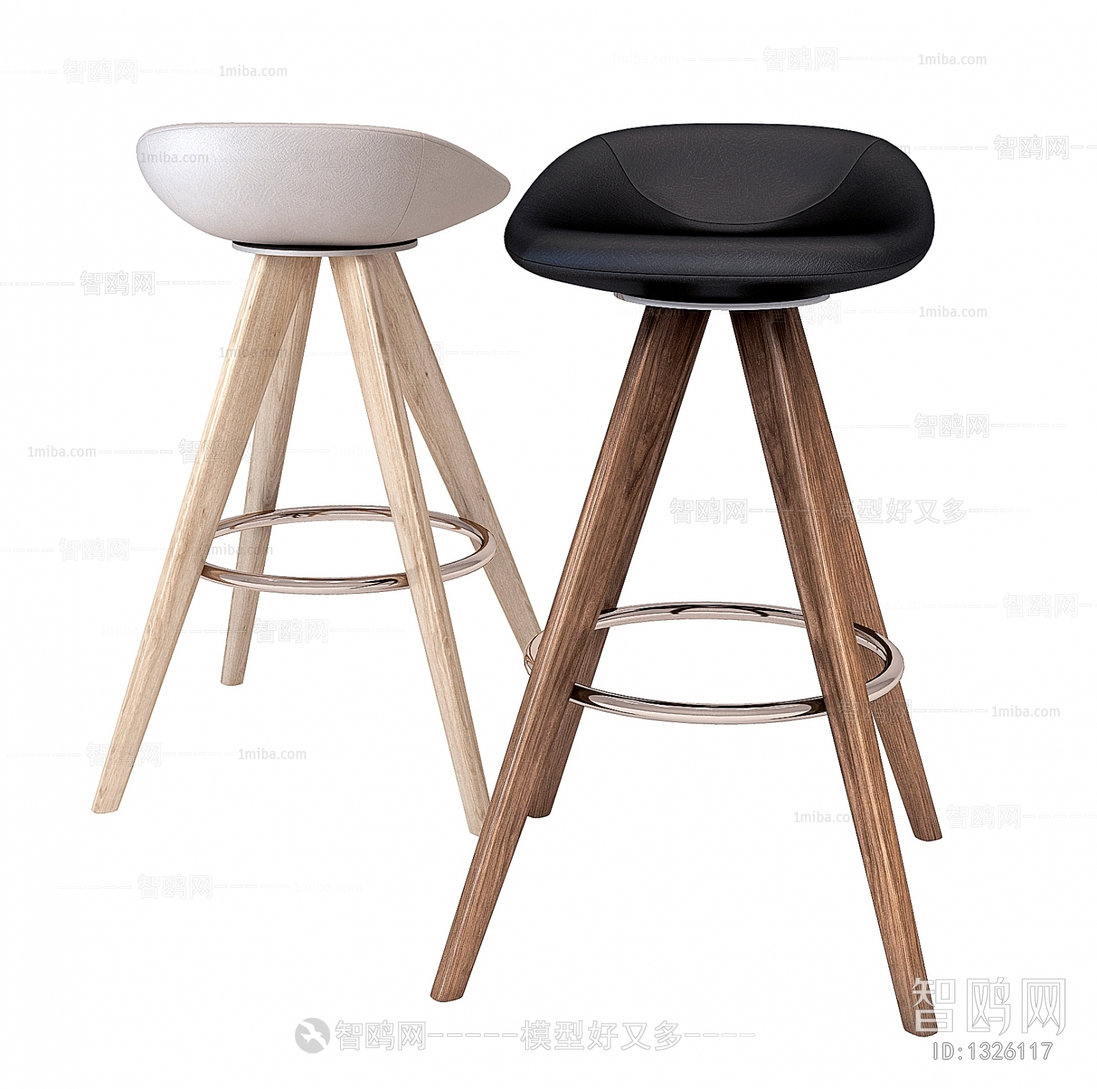 Nordic Style Bar Stool