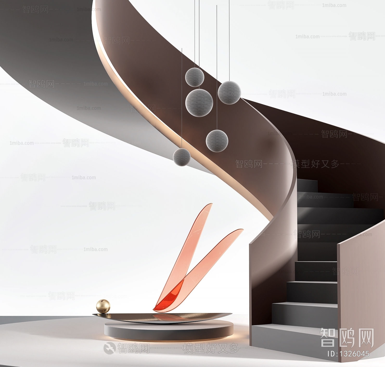 Modern Rotating Staircase