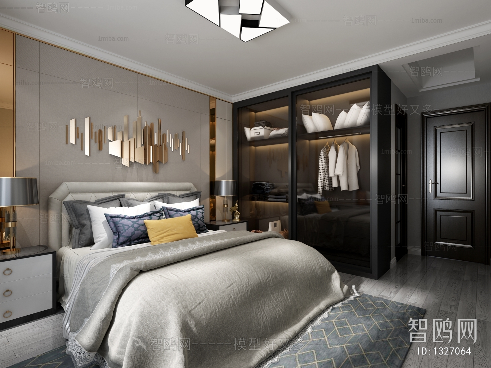 New Chinese Style Bedroom