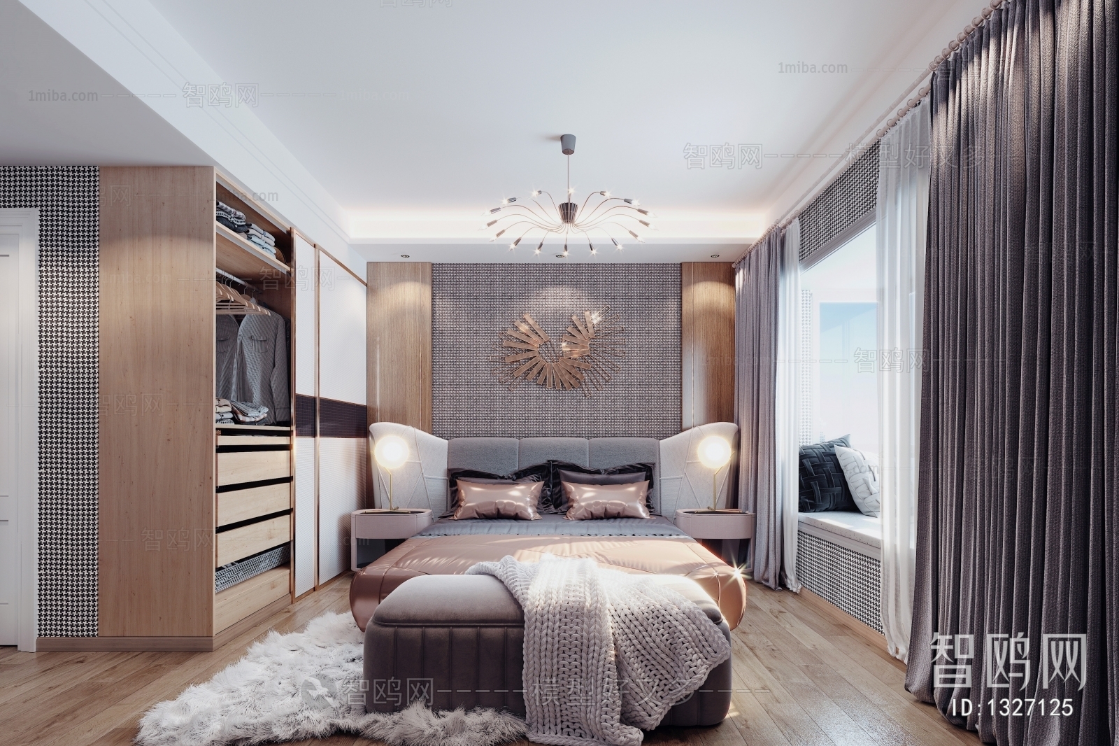 Post Modern Style Bedroom