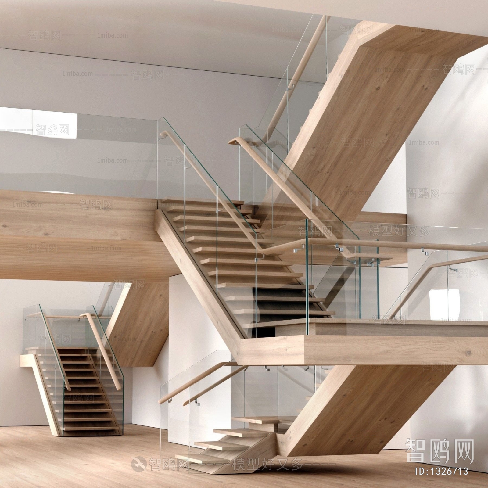 Modern Stair Balustrade/elevator