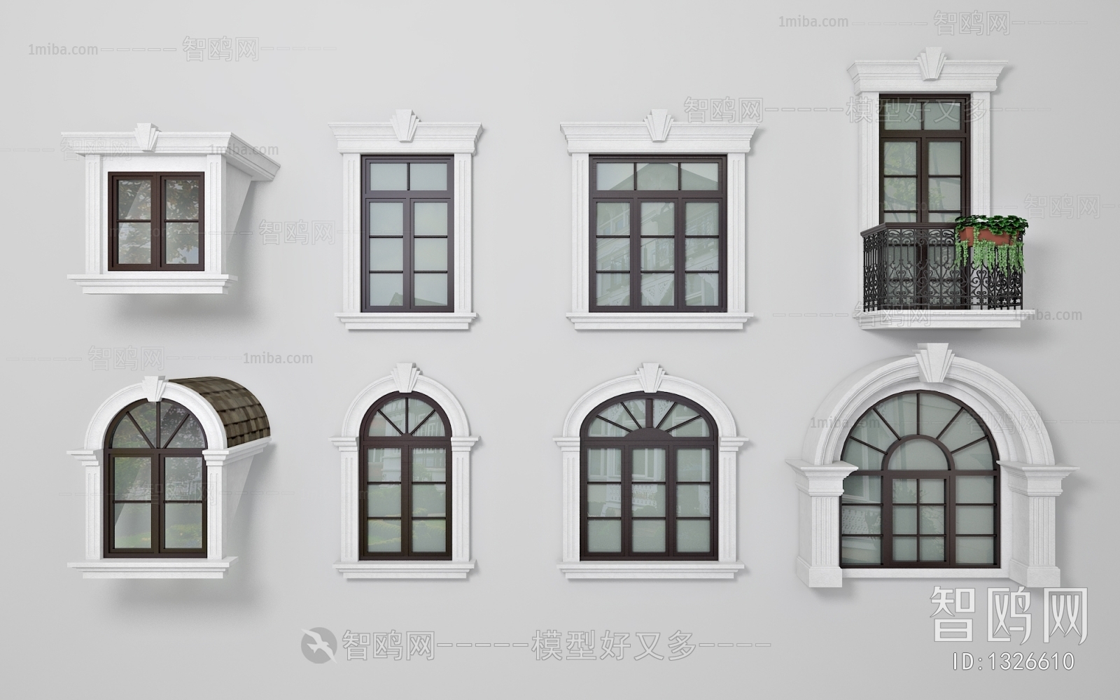 2014欧式室内罗马柱装修效果图 – 设计本装修效果图