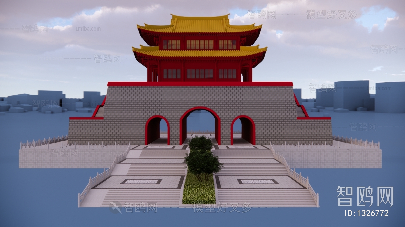 Chinese Style Building Appearance