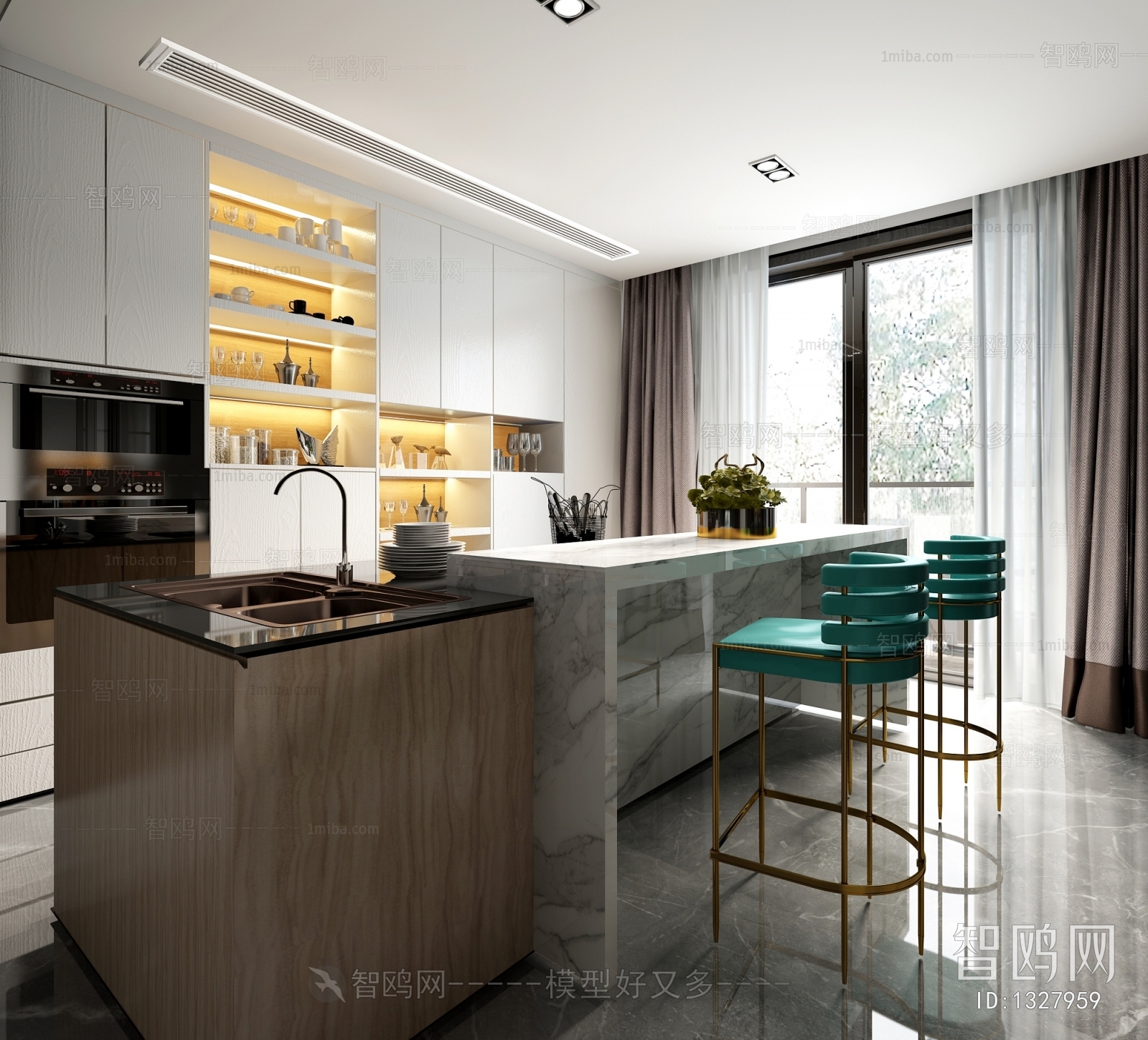 Modern The Kitchen