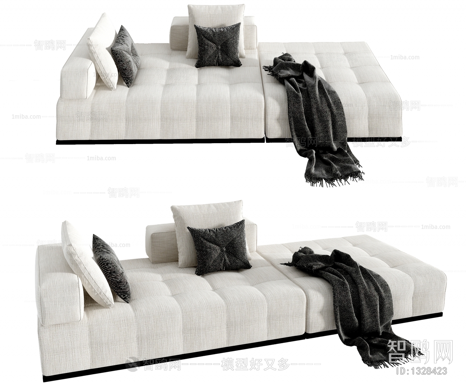 Modern Multi Person Sofa