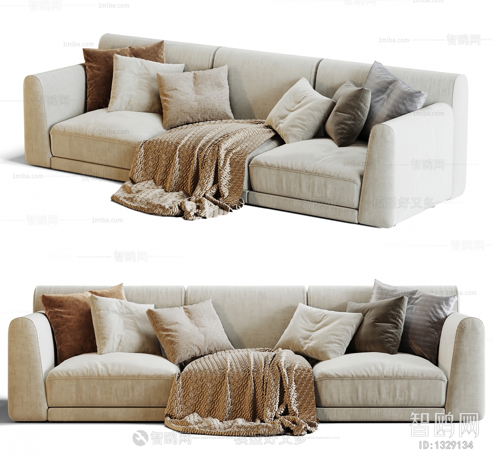 Modern Multi Person Sofa