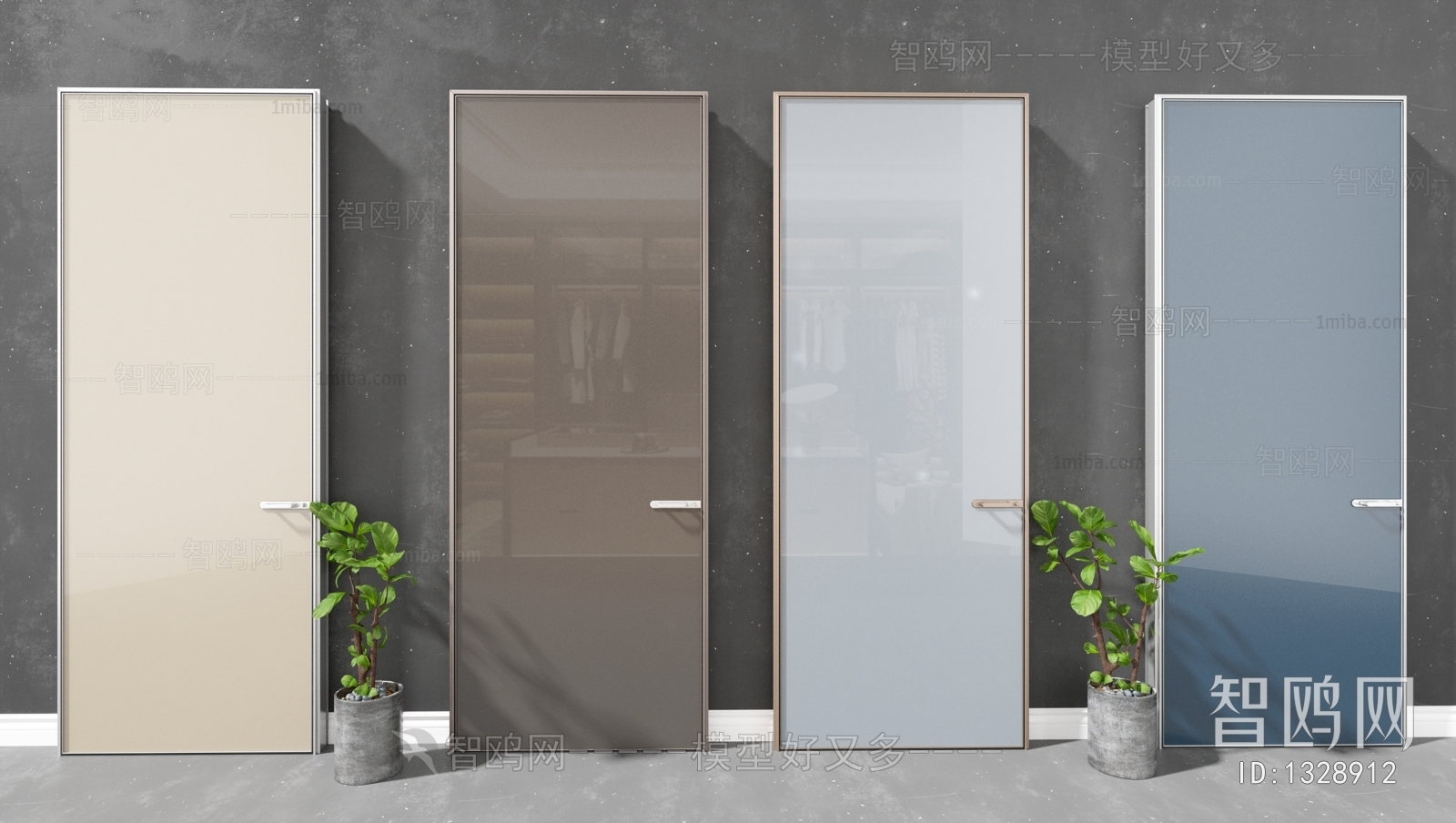 Modern Single Door