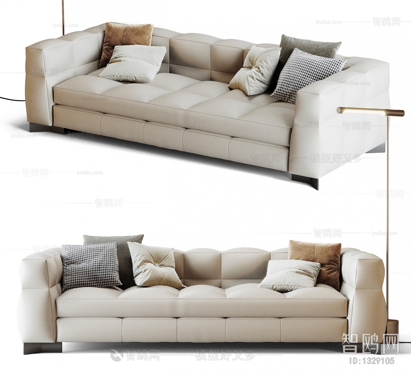 Modern Multi Person Sofa