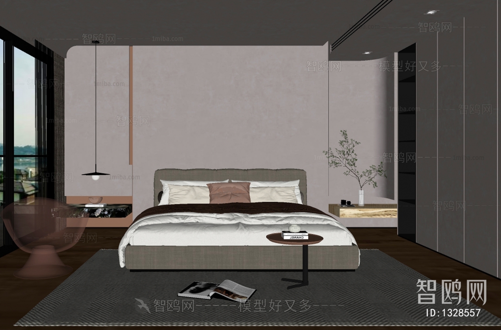 Wabi-sabi Style Bedroom