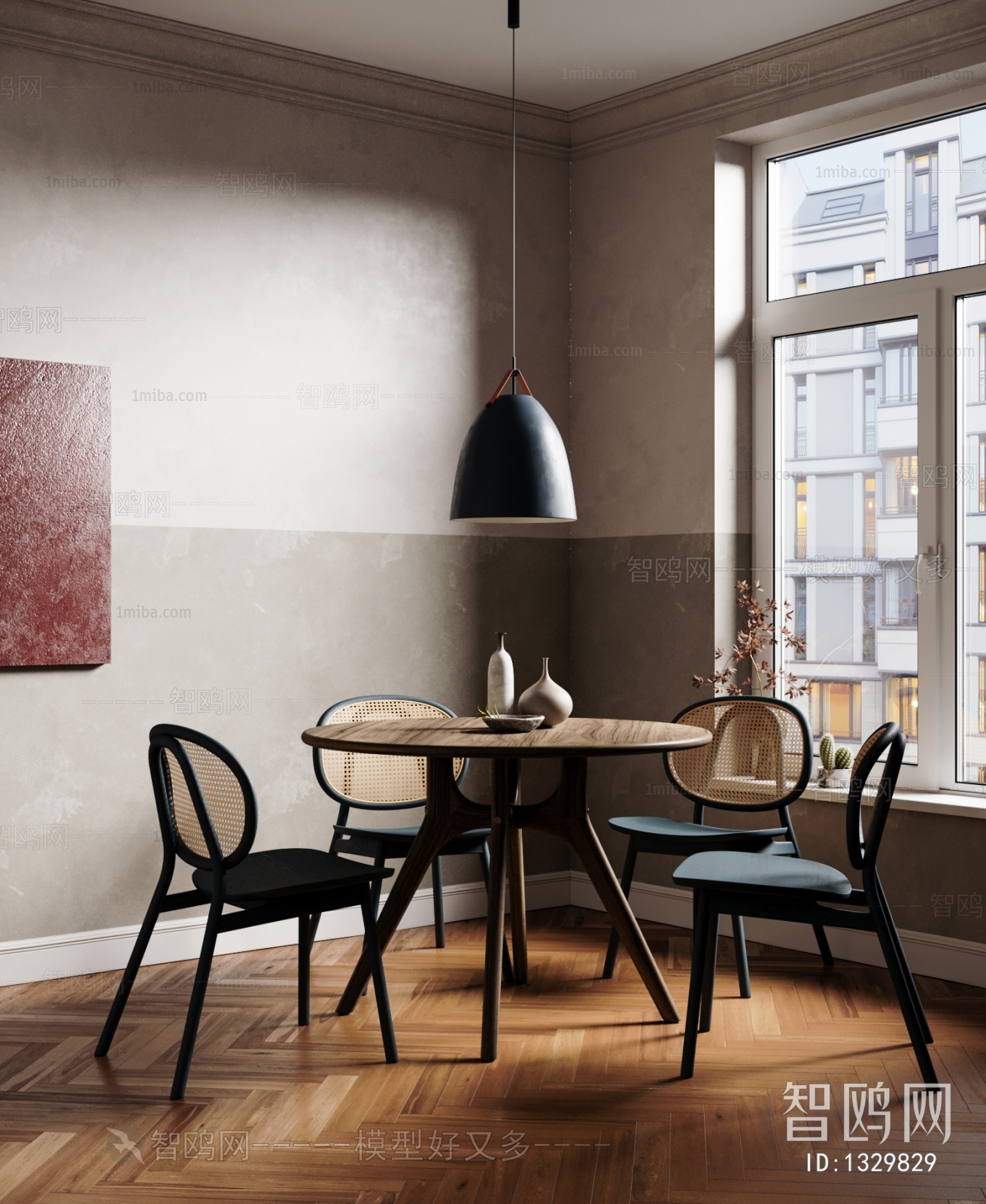 Nordic Style Wabi-sabi Style Dining Table And Chairs