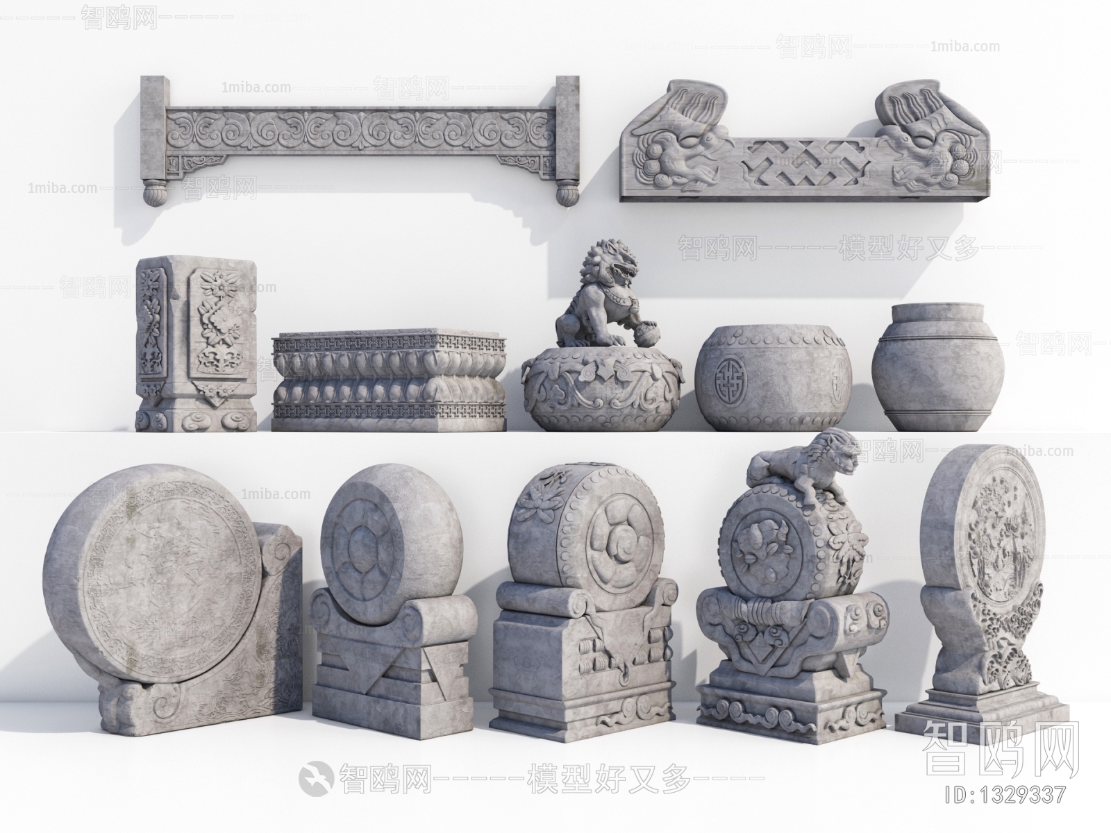 中式石雕