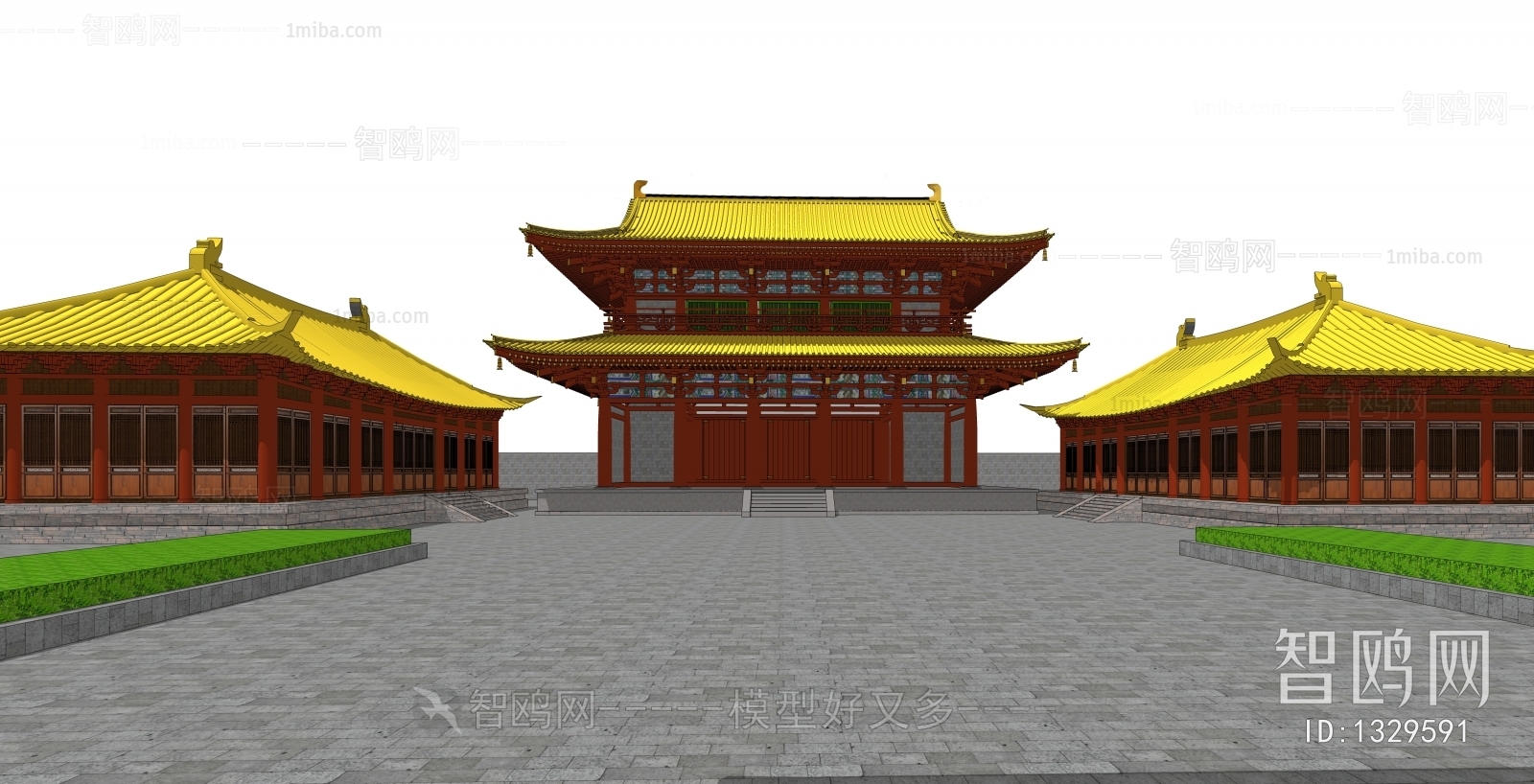 Chinese Style Ancient Architectural Buildings