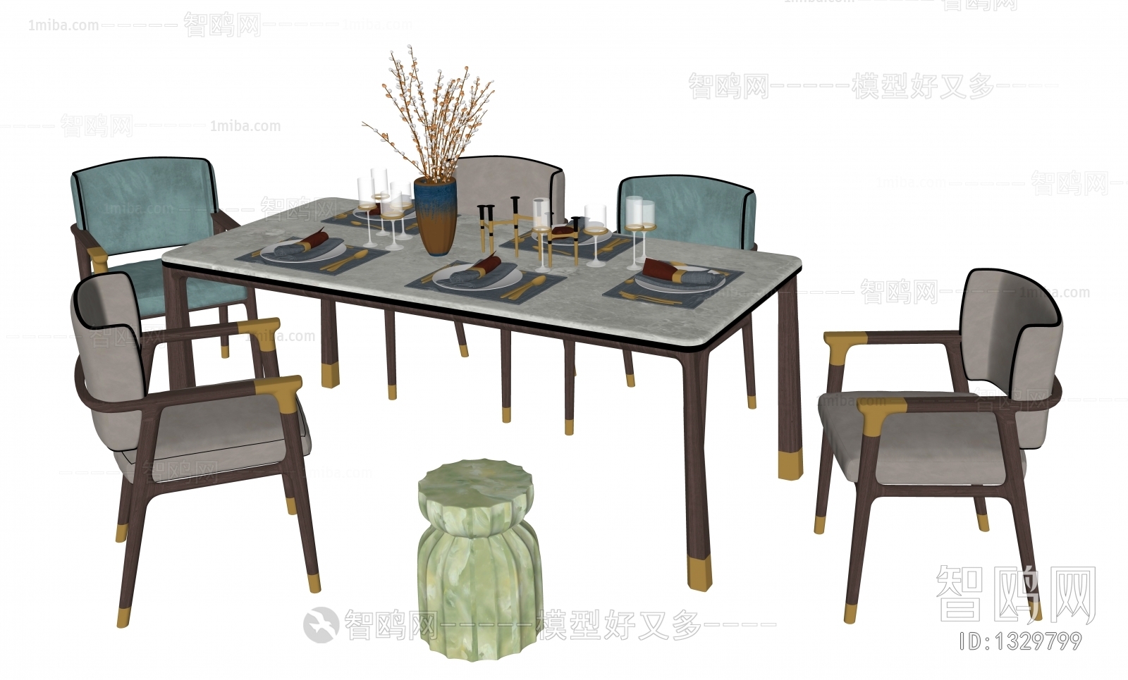 New Chinese Style Dining Table And Chairs