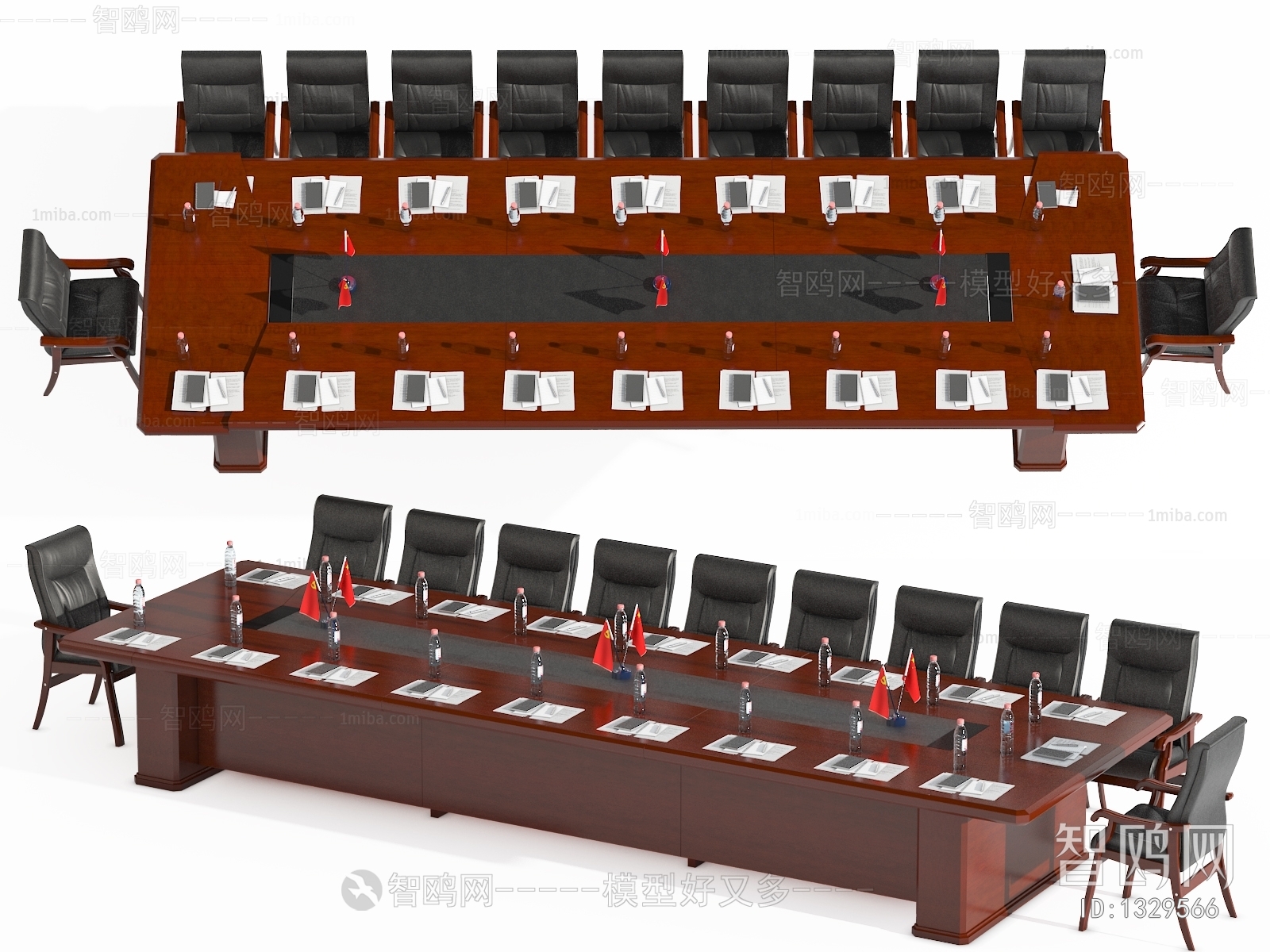 新中式会议桌椅