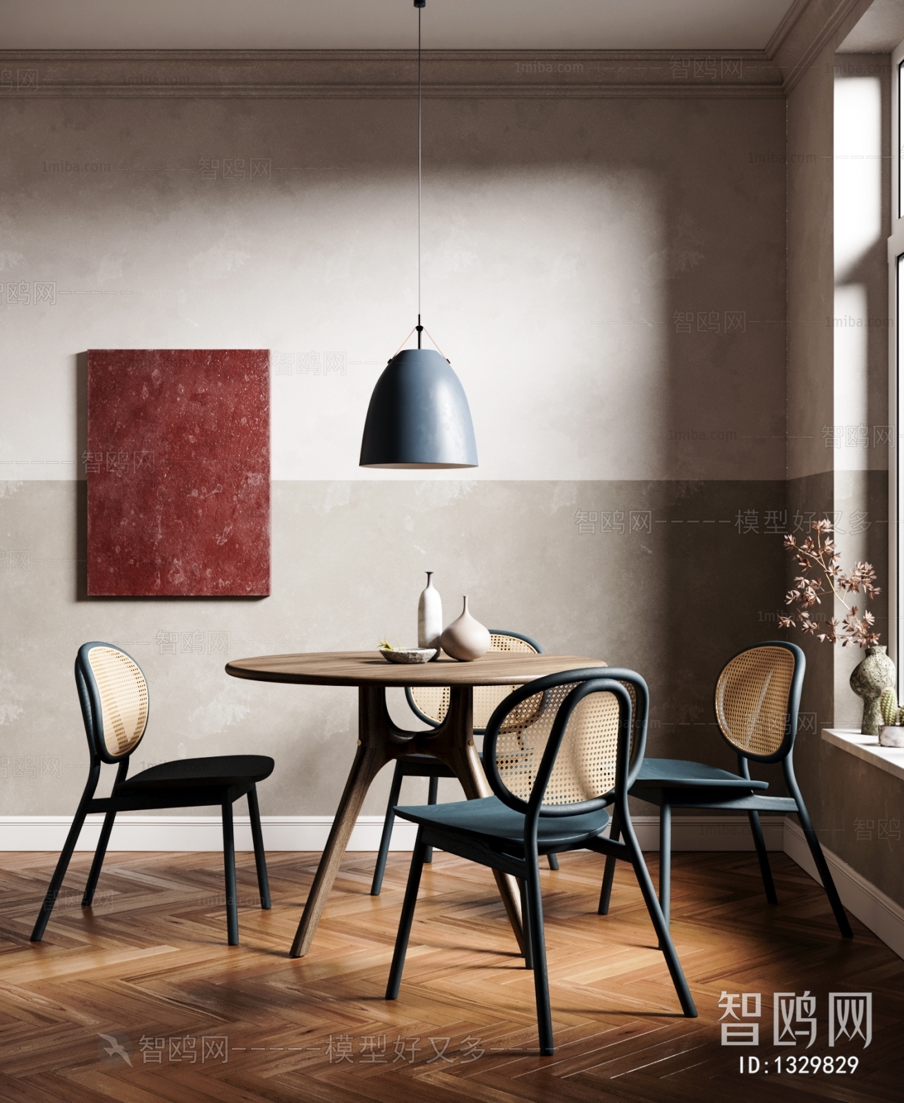 Nordic Style Wabi-sabi Style Dining Table And Chairs