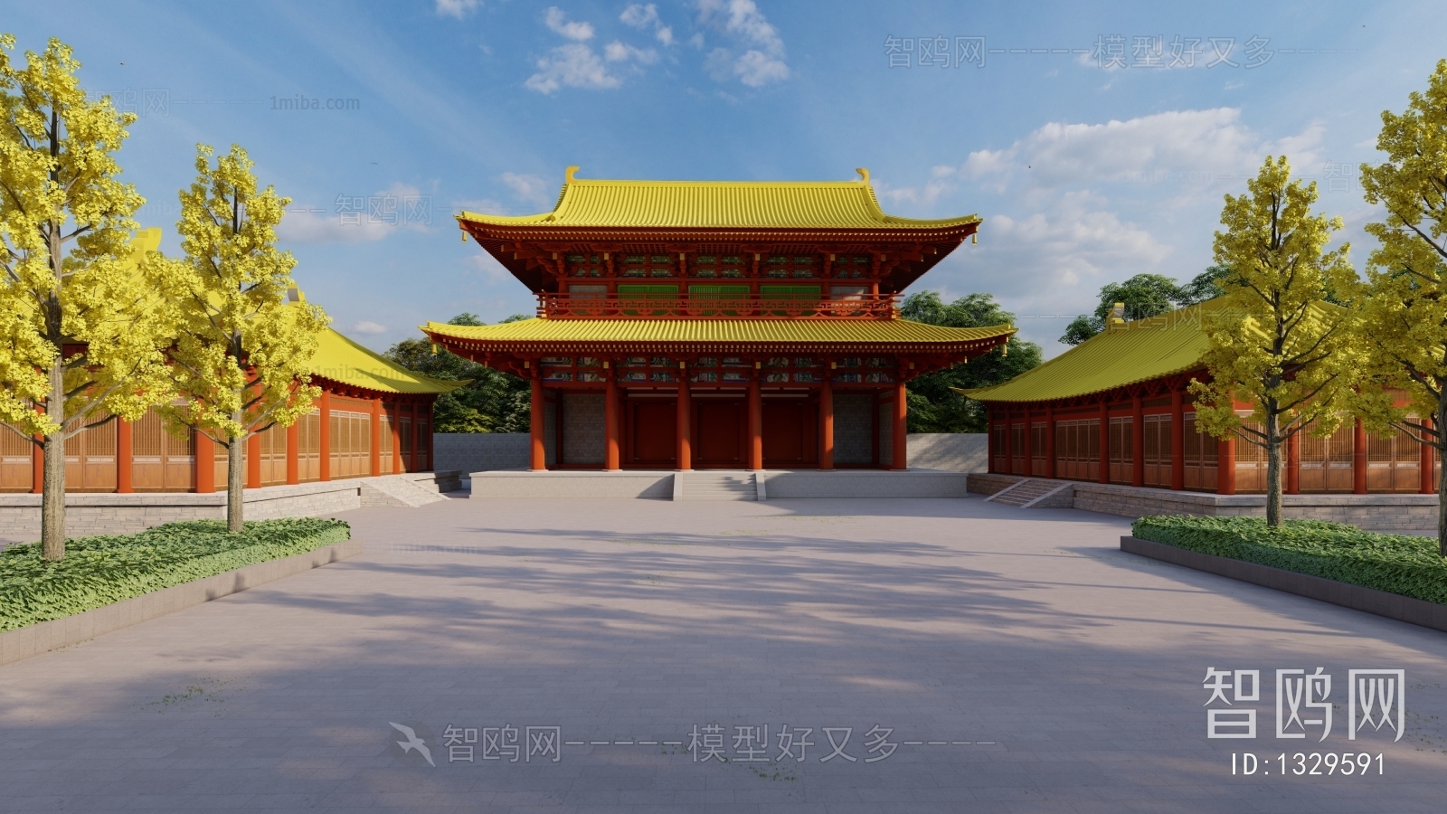 Chinese Style Ancient Architectural Buildings