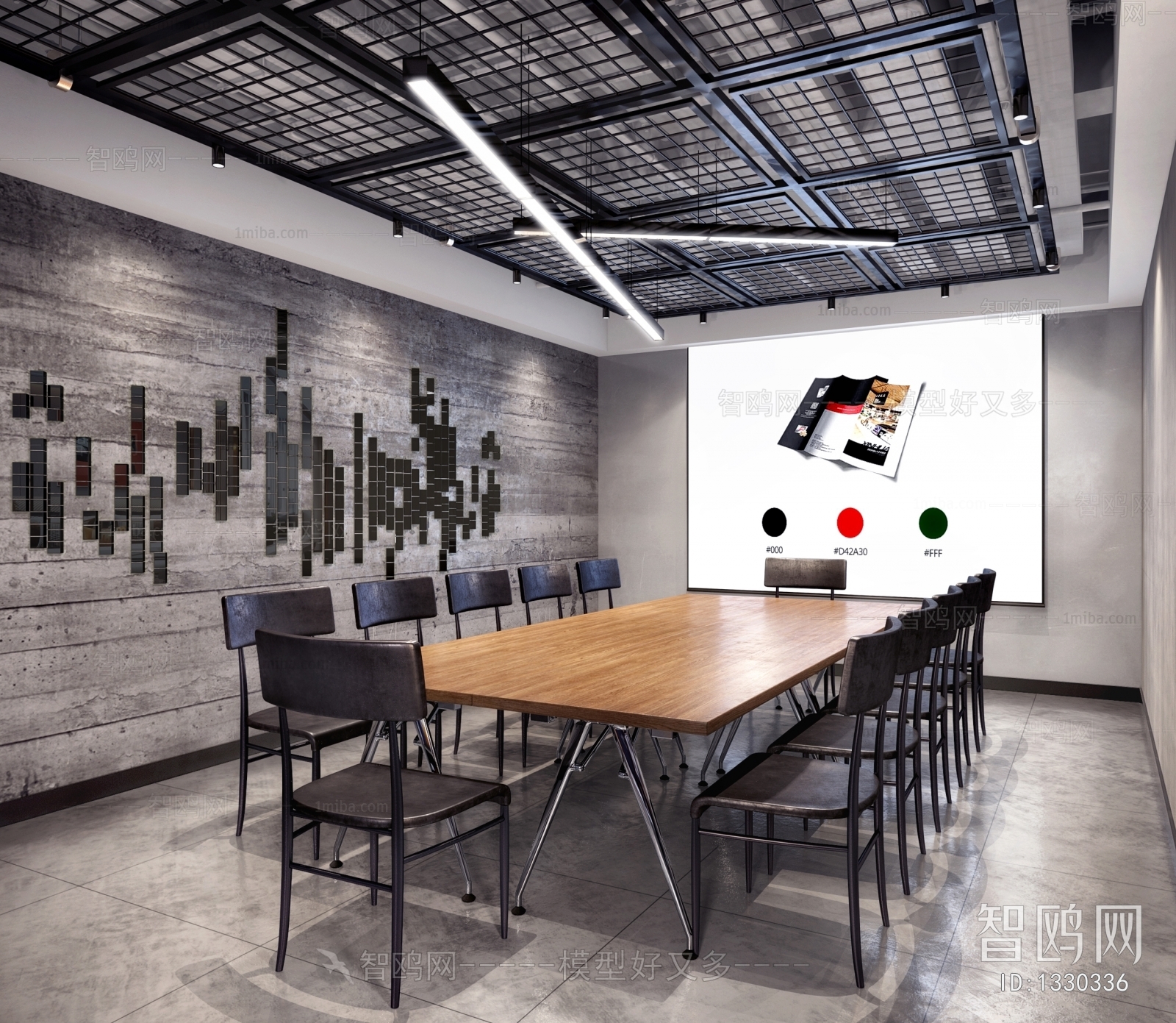 Industrial Style Meeting Room