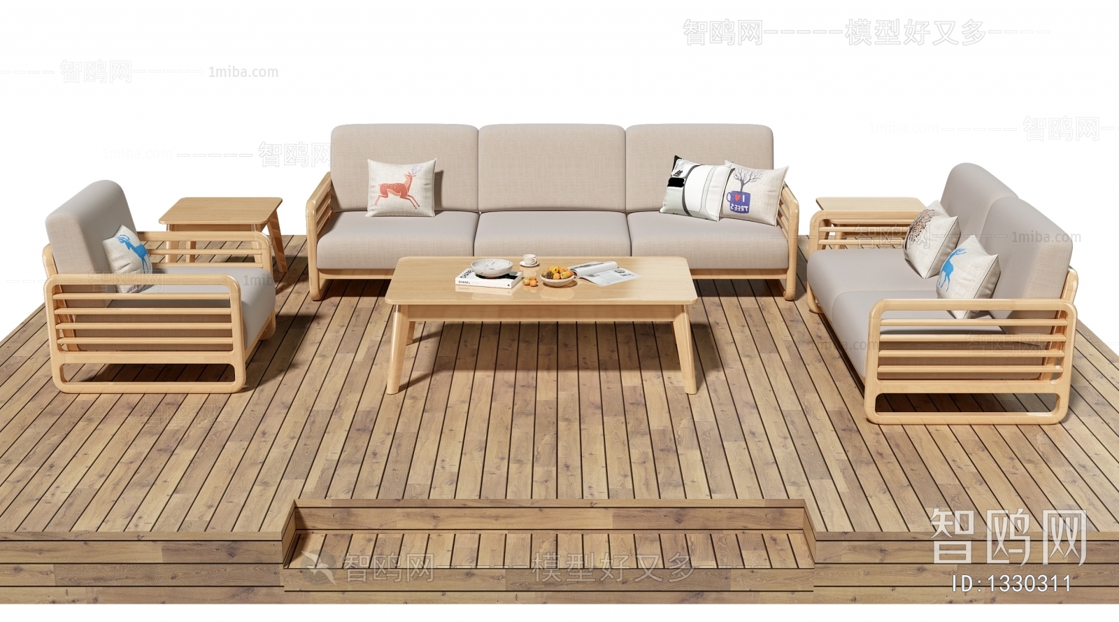 Nordic Style Outdoor Sofa