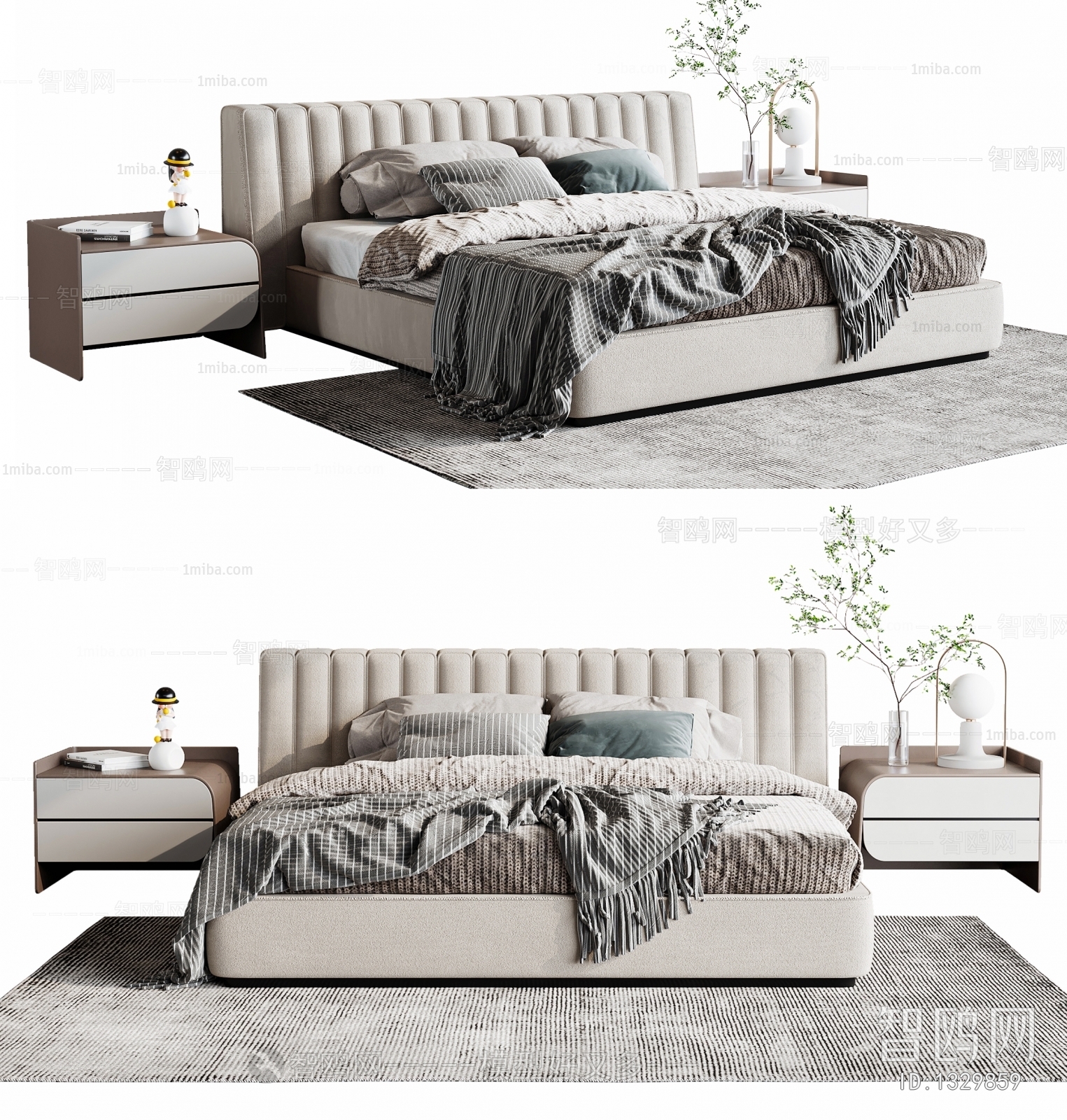 Modern Double Bed