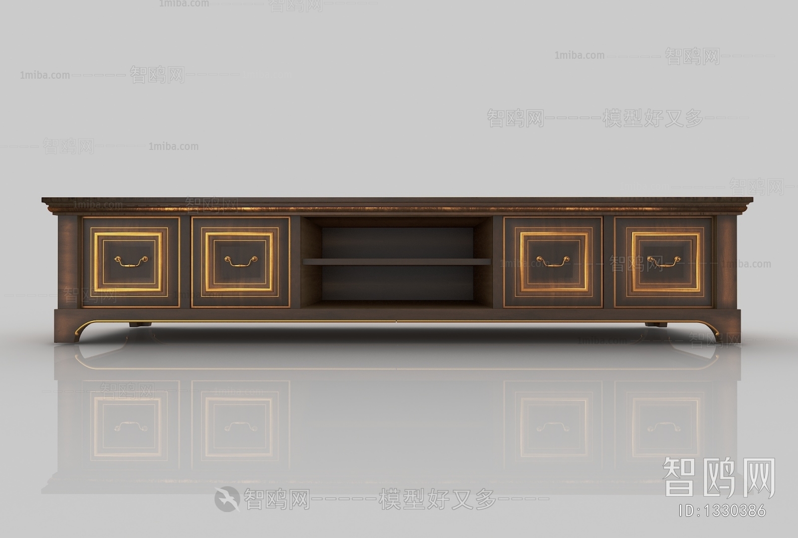 American Style Classical Style TV Cabinet