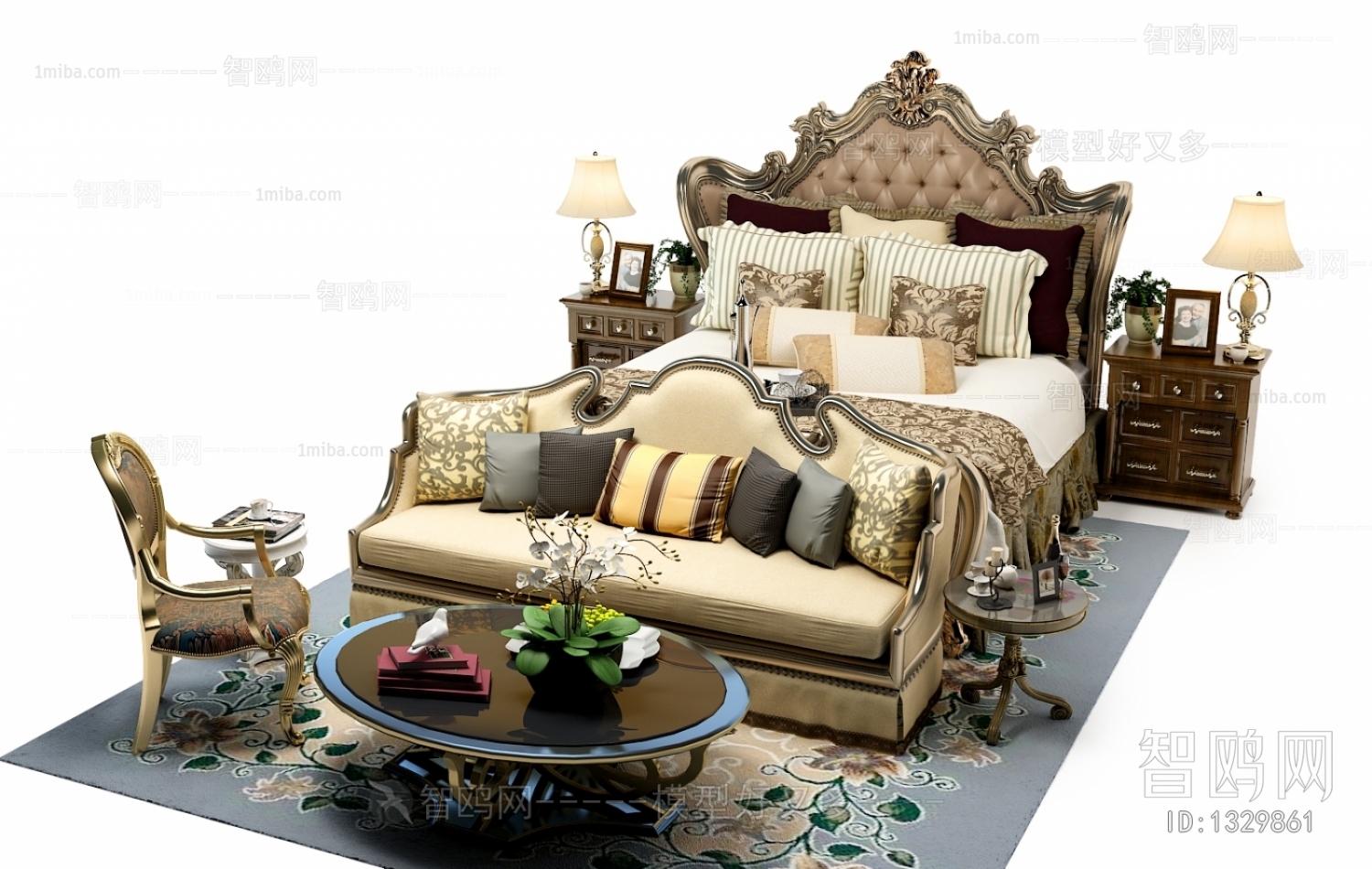 European Style Double Bed