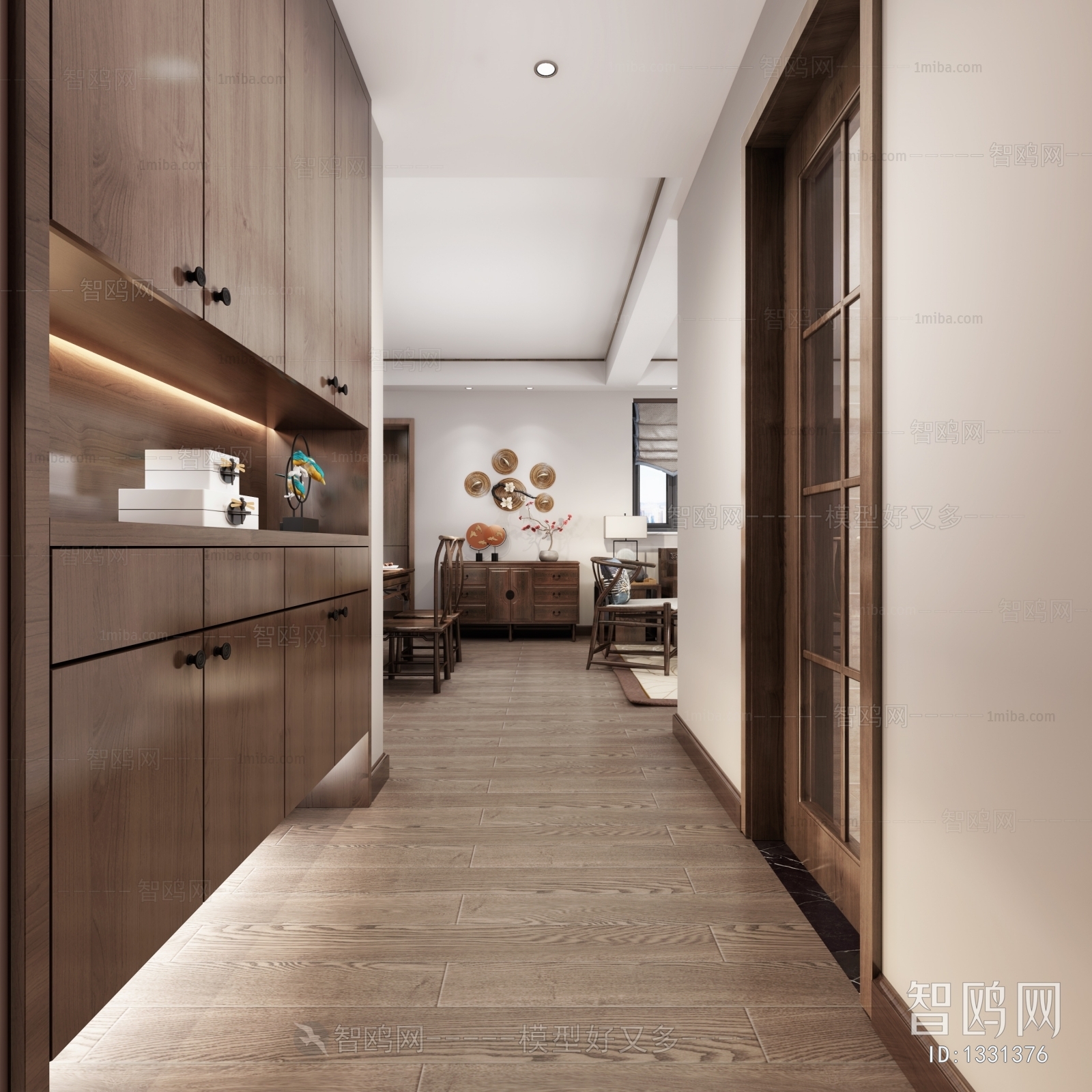 New Chinese Style A Living Room