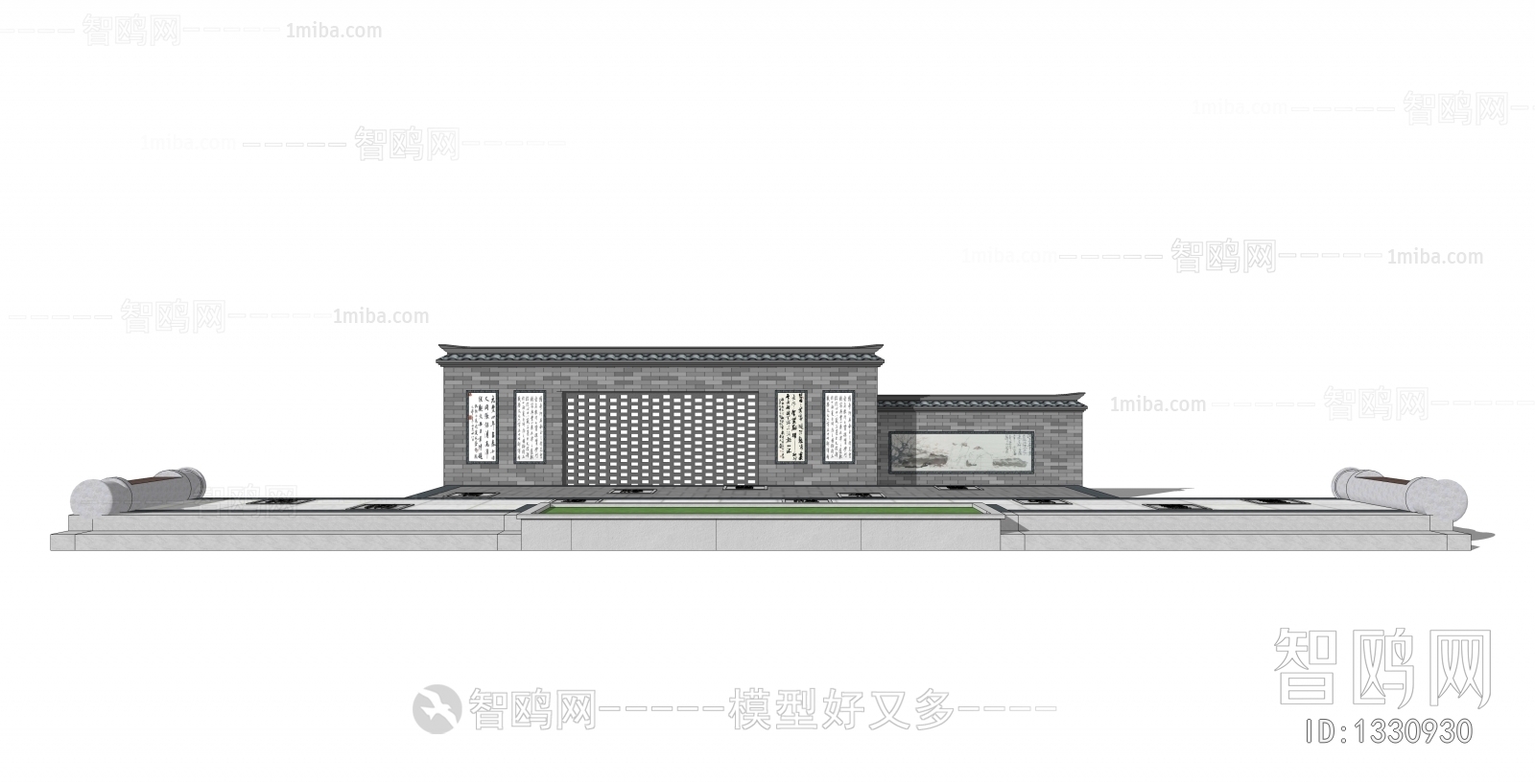 Chinese Style Building Component