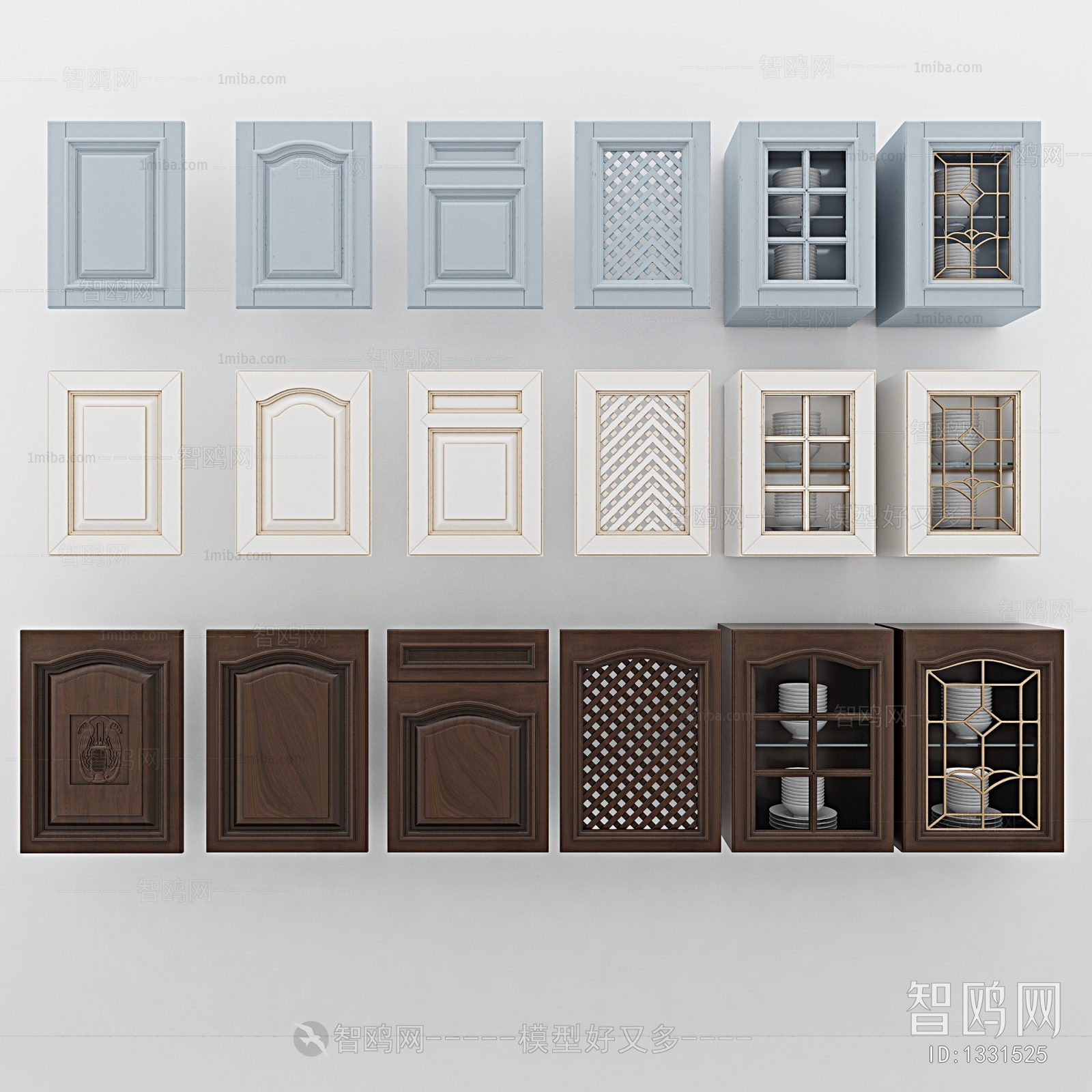 Simple European Style Door Panel