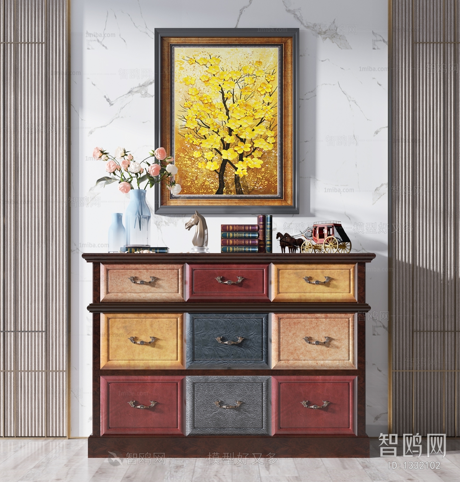 American Style Side Cabinet