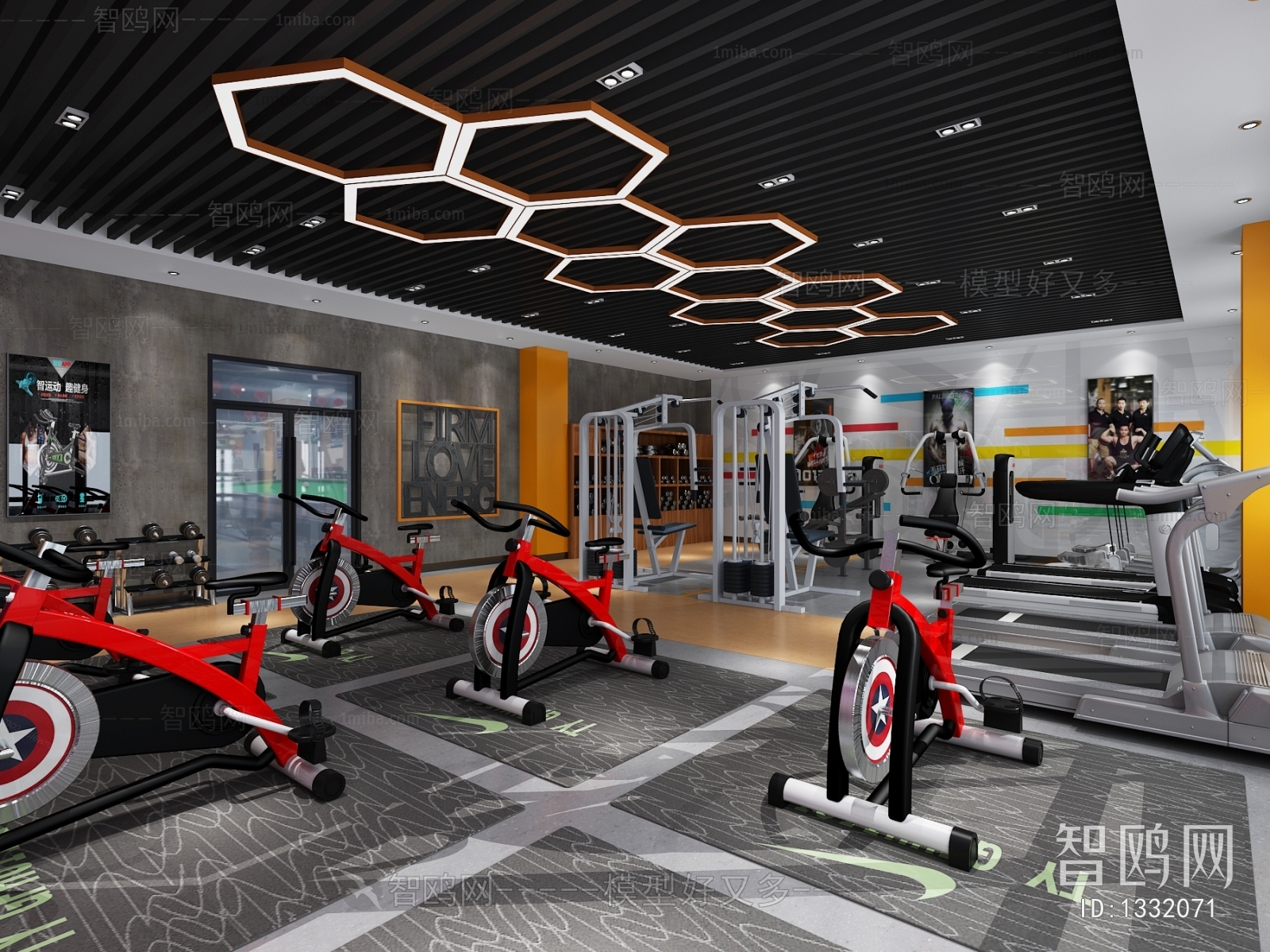 Industrial Style Gym