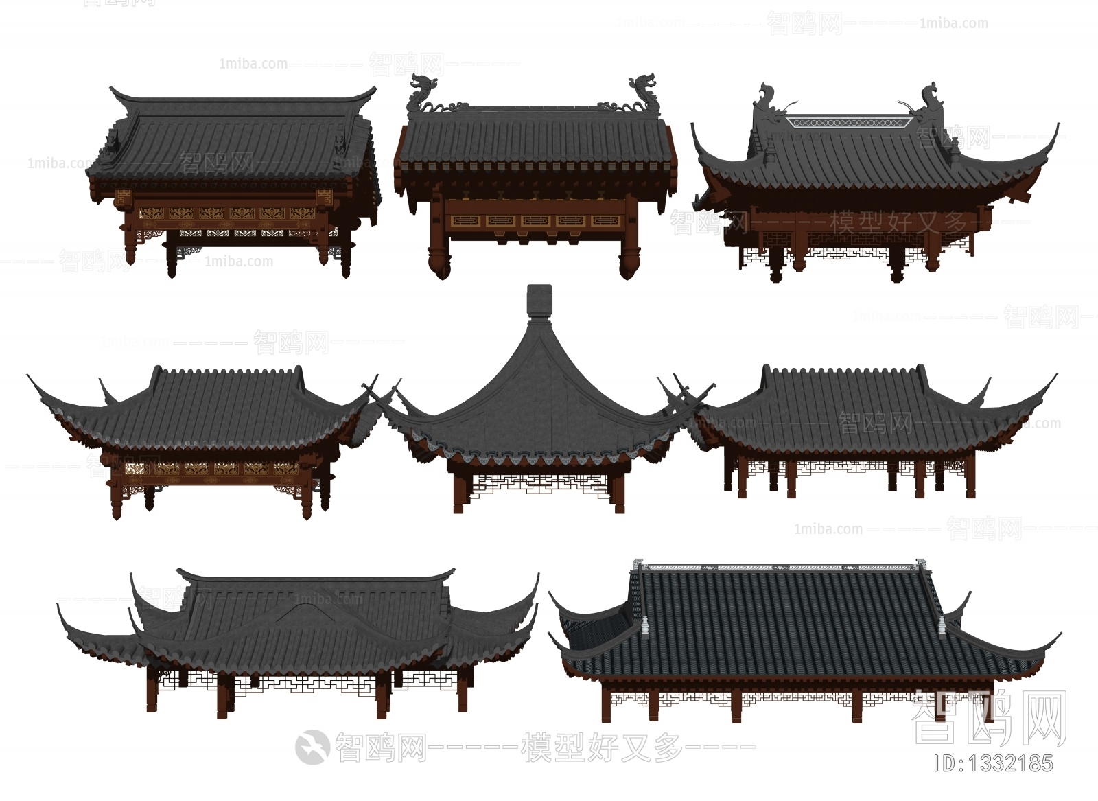 Chinese Style Ancient Architectural Buildings