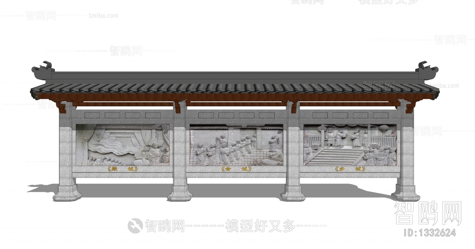 Chinese Style Building Component