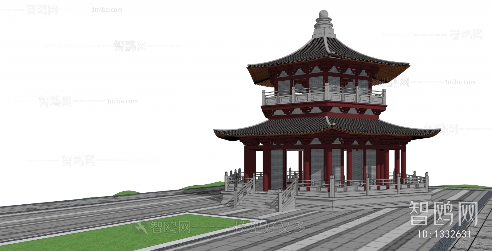 Chinese Style Ancient Architectural Buildings