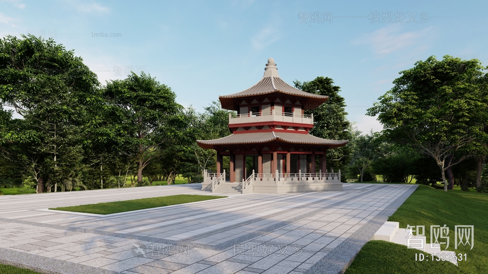 Chinese Style Ancient Architectural Buildings