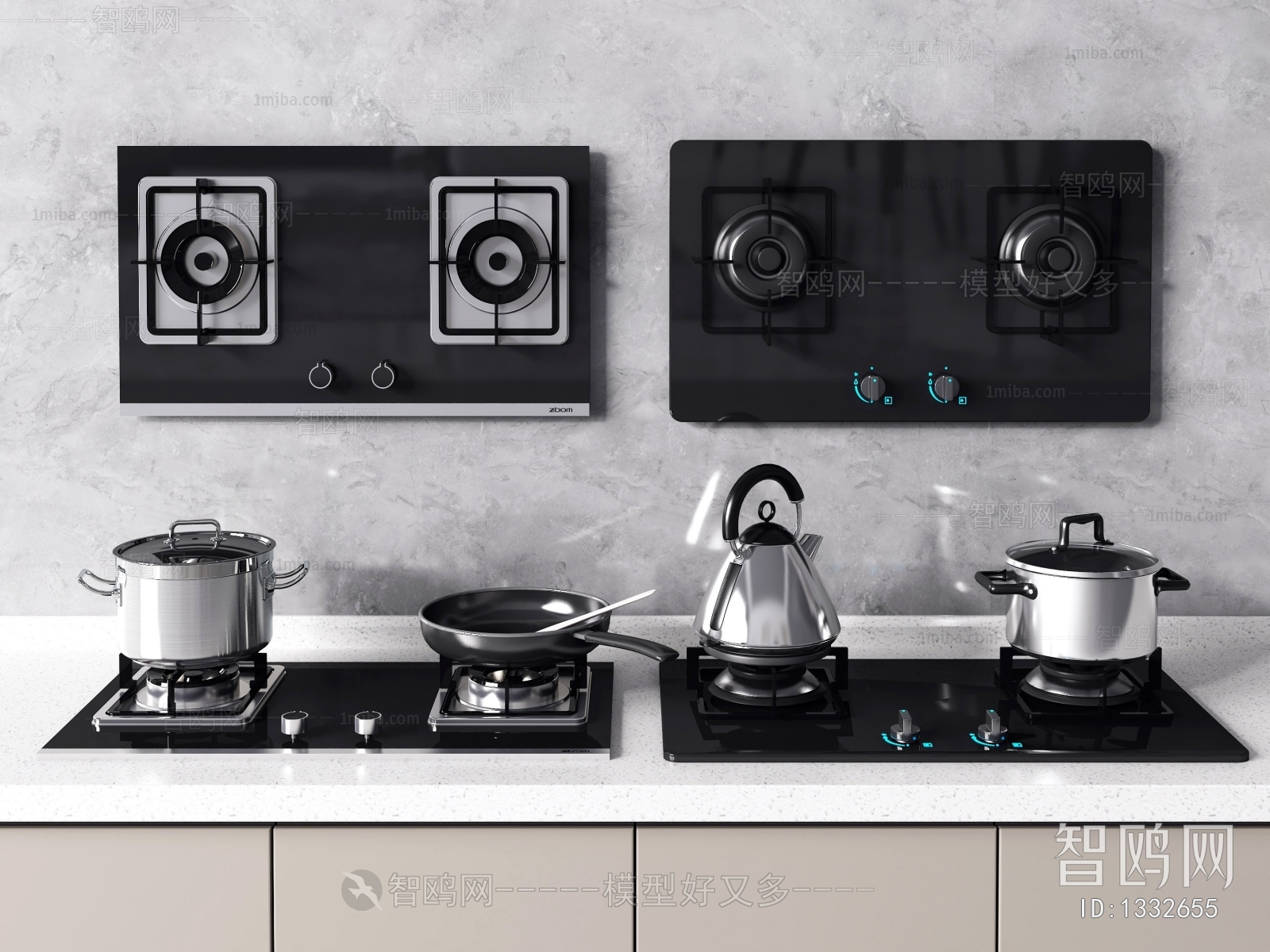 Modern Kitchen Electric Gas Range