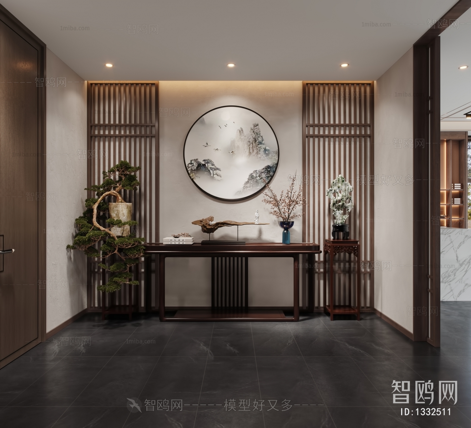 New Chinese Style Hallway